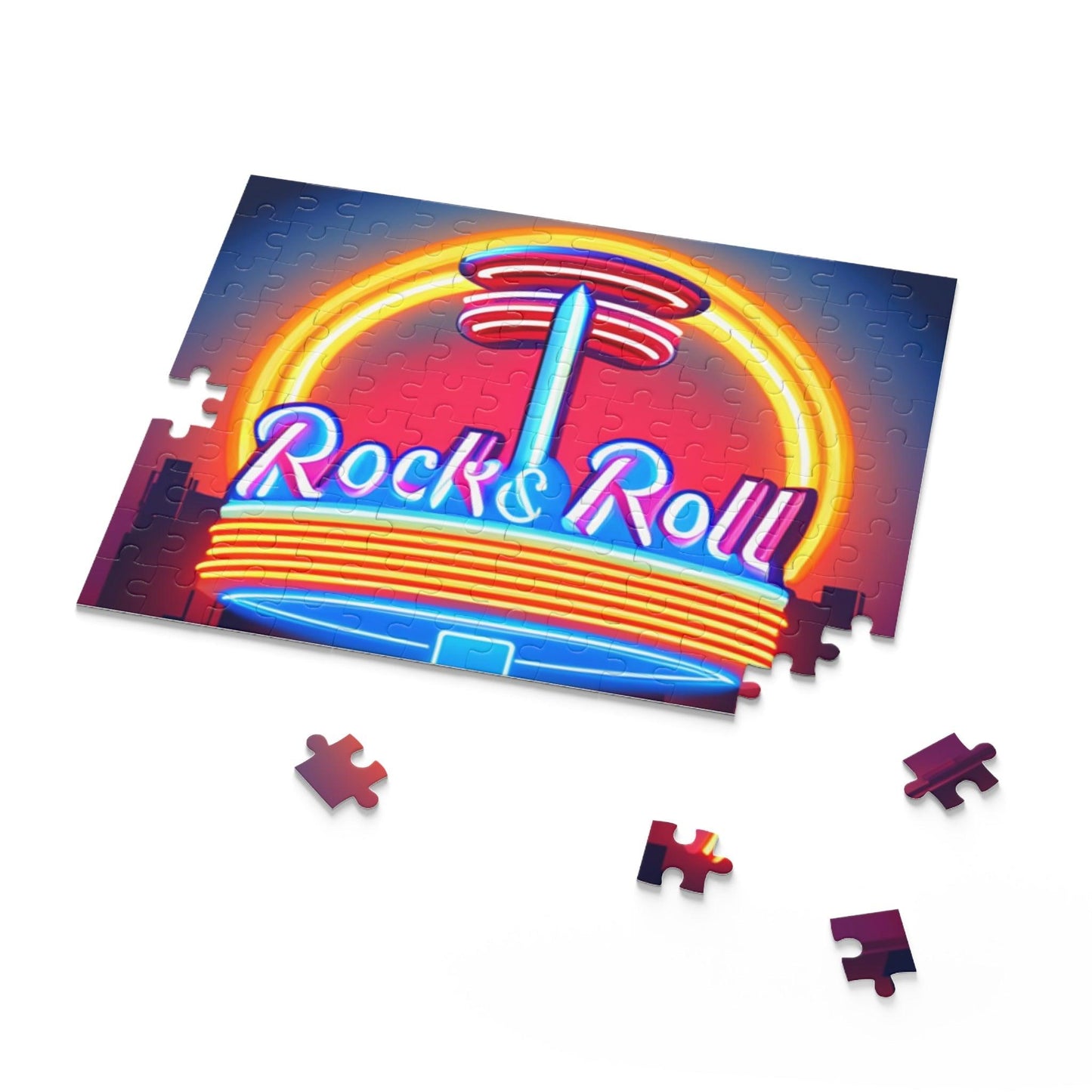 Rock & Roll Diner Puzzle (120, 252, 500-Piece) - Lizard Vigilante