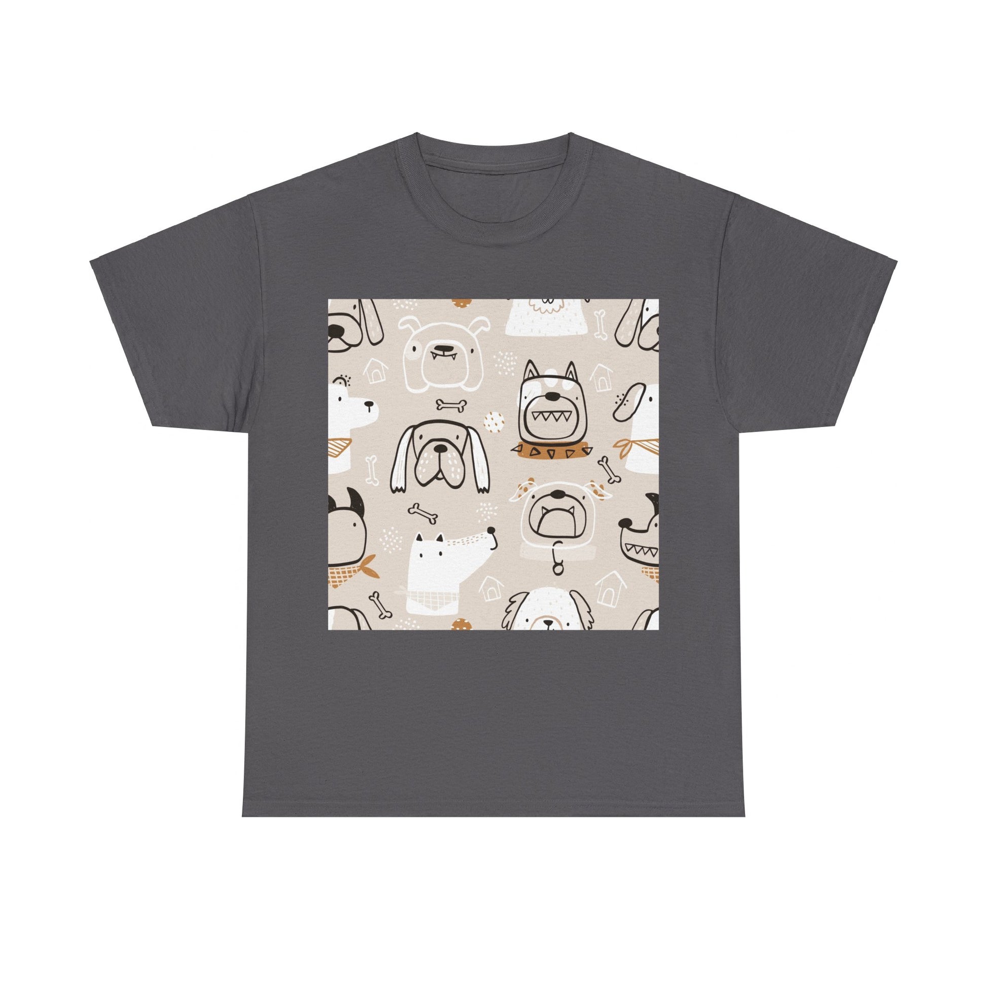 Illustrated Doggers 2 Unisex Heavy Cotton Tee - Premium T-Shirt from Printify - Just $24.20! Shop now at Lizard Vigilante