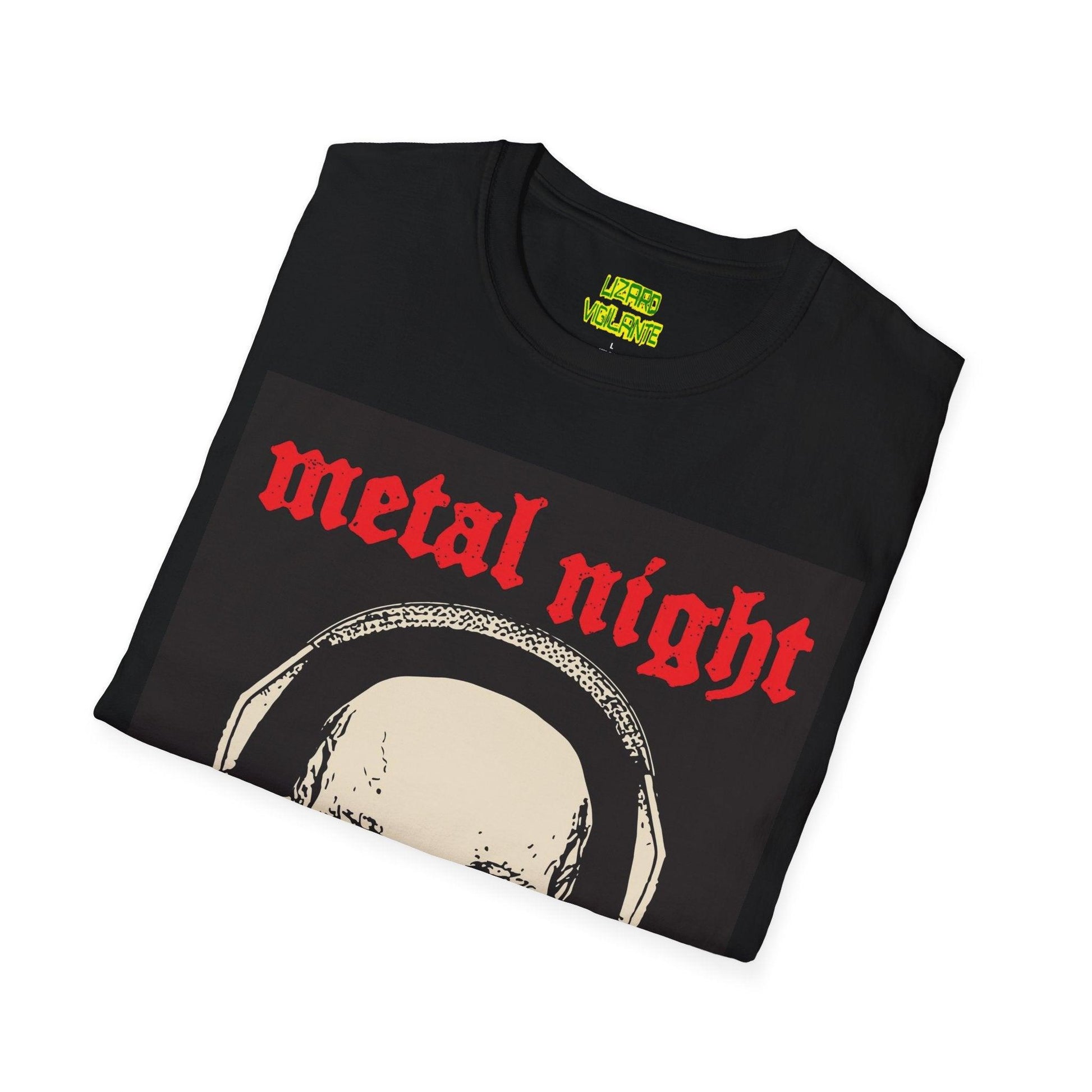 METAL NIGHT Unisex Softstyle T-Shirt - Lizard Vigilante