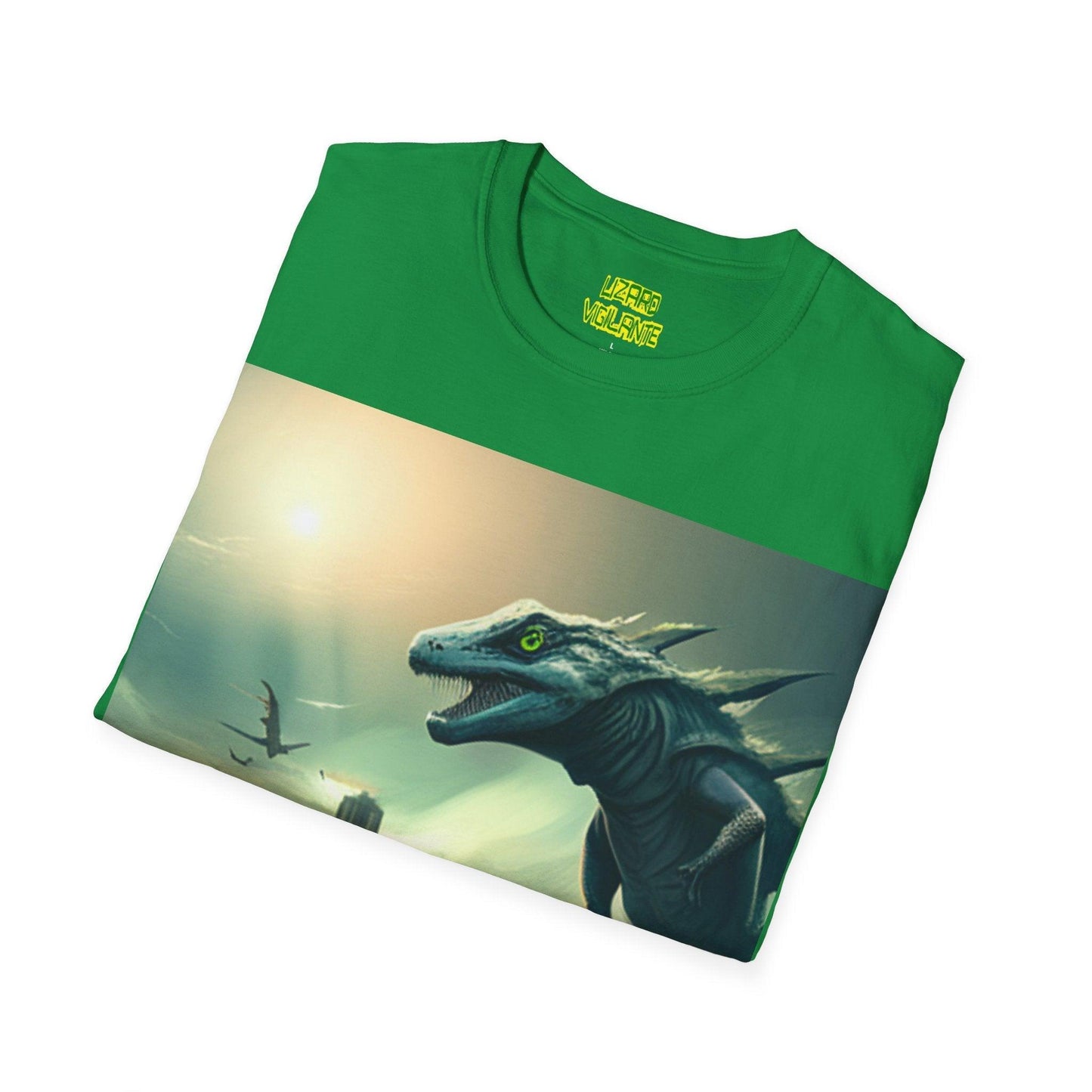 City Lizard Unisex Softstyle T-Shirt - Lizard Vigilante