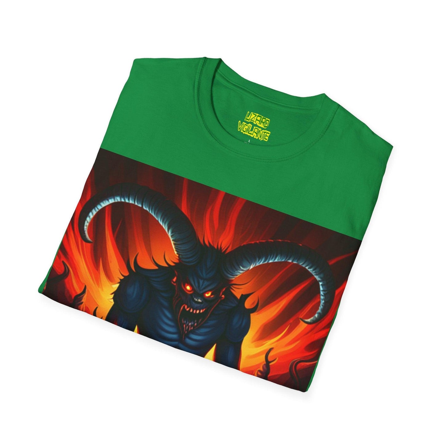 Horny Devil Unisex Softstyle T-Shirt - Lizard Vigilante