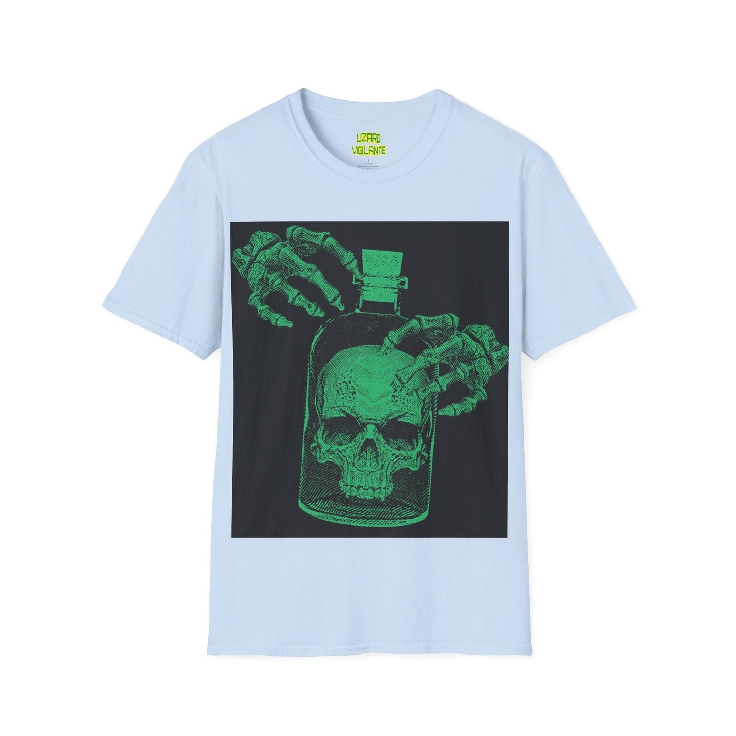 Skull in a Jar Unisex Softstyle T-Shirt - Lizard Vigilante