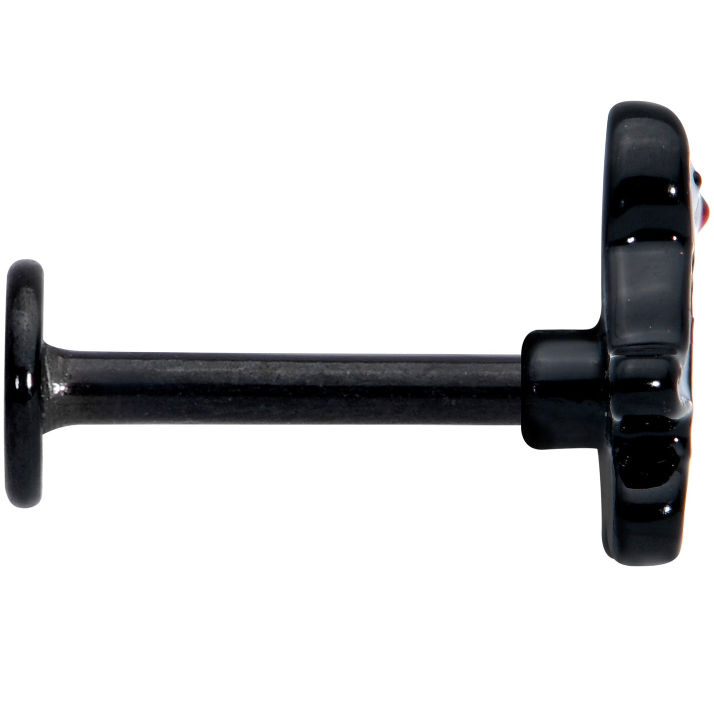 16G 5/16 Black Baby Penguin Labret Monroe Tragus