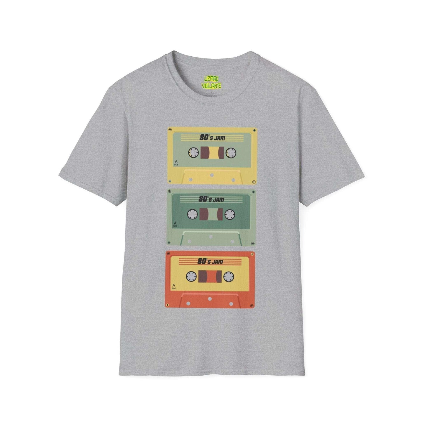 80s Jam MixTape Cassettes Unisex Softstyle T-Shirt - Lizard Vigilante