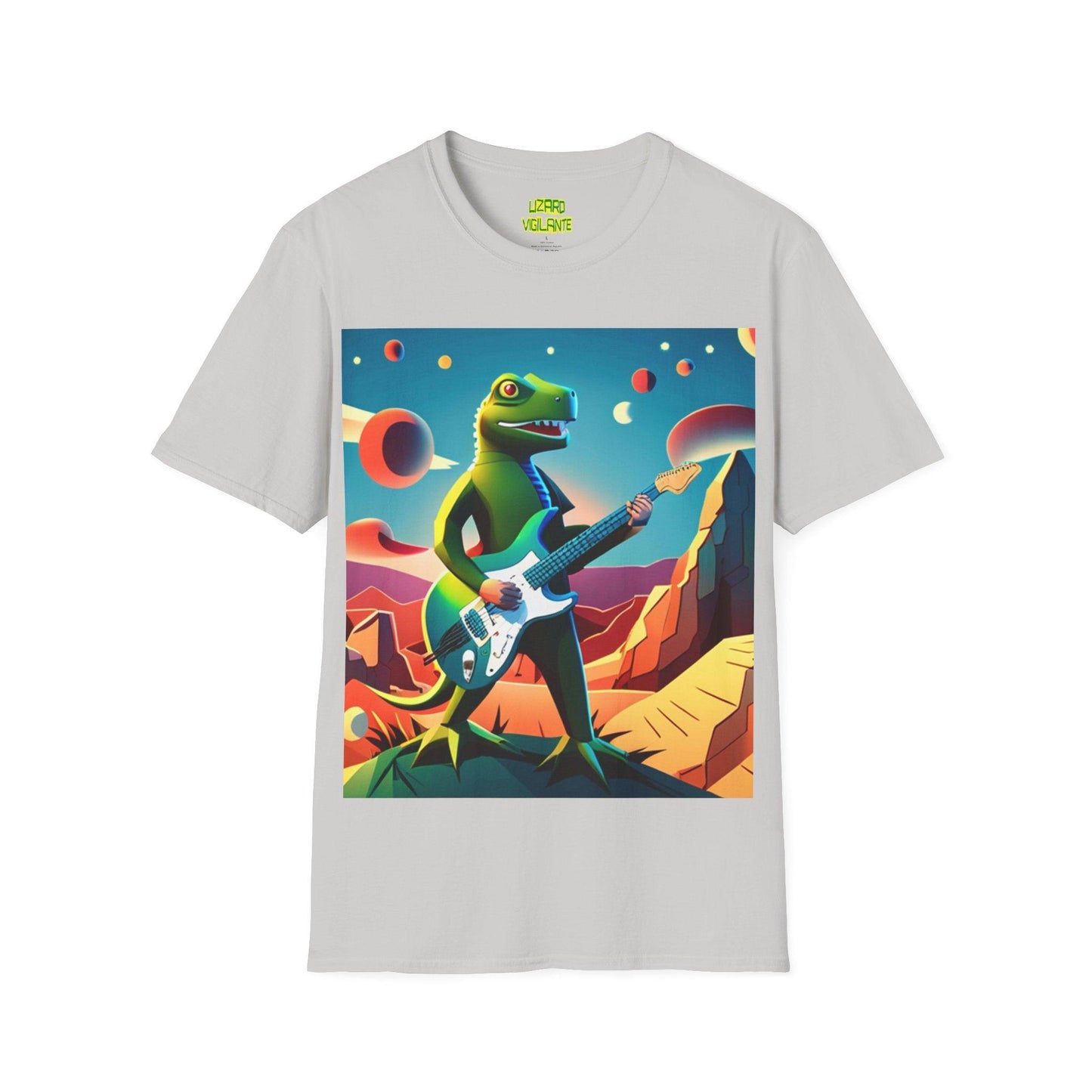 Lizard Vigilante Strats Unisex Softstyle T-Shirt - Lizard Vigilante