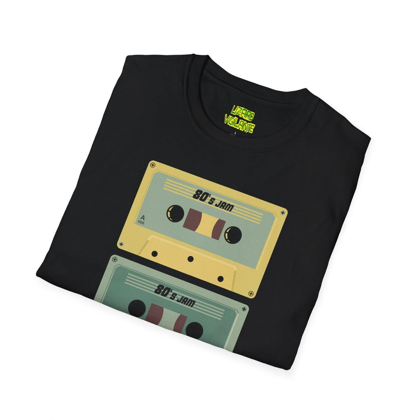 80s Jam MixTape Cassettes Unisex Softstyle T-Shirt - Lizard Vigilante