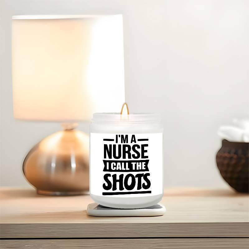 1pc Lavender Scented Candle 5.3Oz Soybean Wax Best Nurse Ever Gifts Idea for Women Men RN Friend Nursing Supervisor Bestie Guy Cowoker Him Her on Practitioner School Nurse Graduation Thank You Appreciation Birthday Christmas