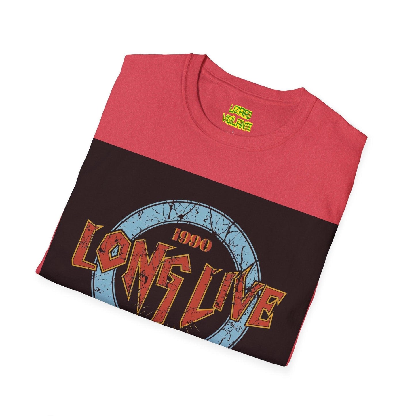 Long Live Rock And Roll Unisex Softstyle T-Shirt - Lizard Vigilante