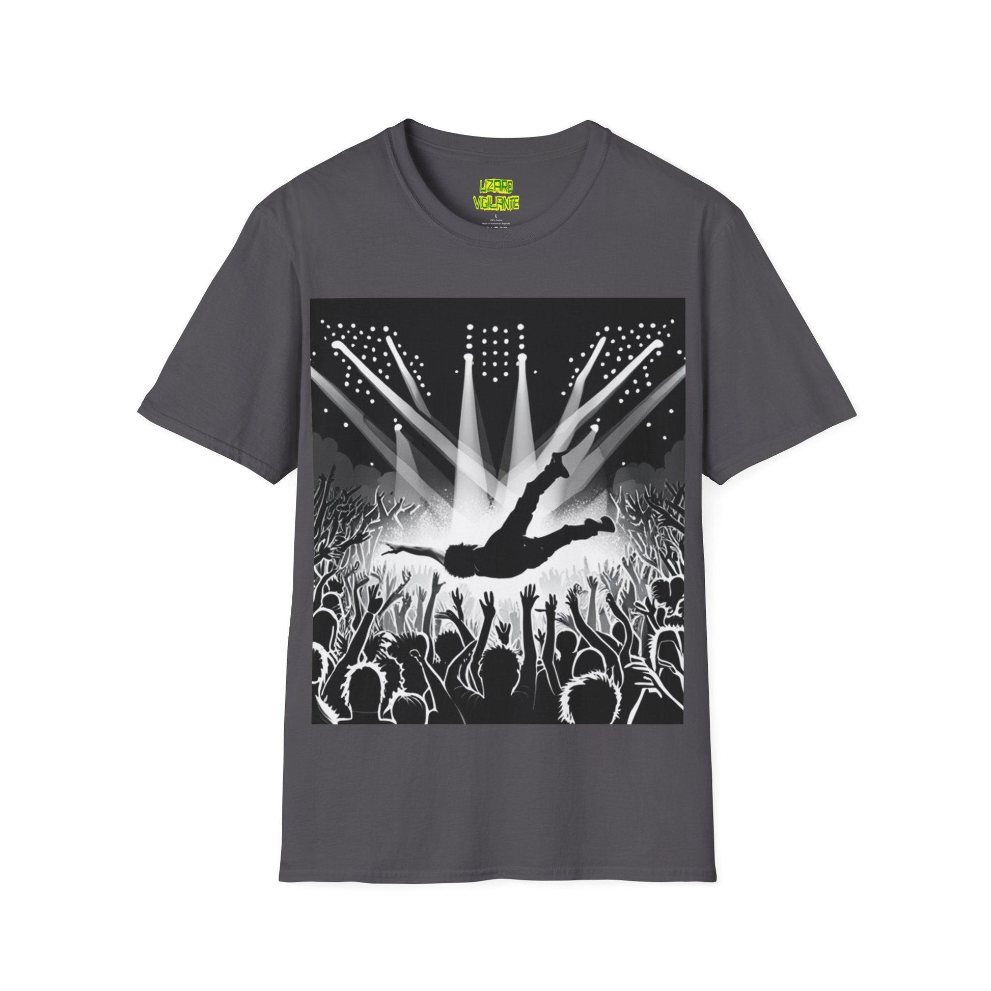 Crowd Surf Unisex Softstyle T-Shirt - Lizard Vigilante