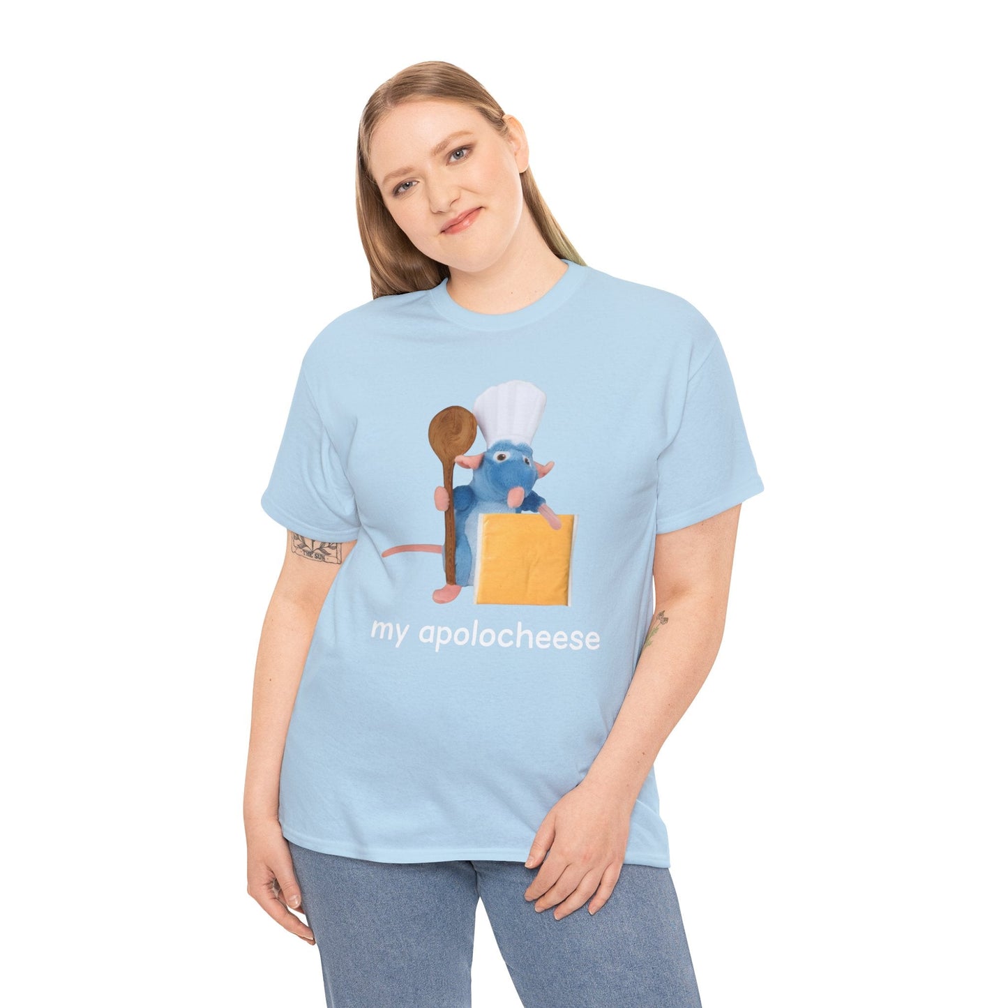My Apolocheese Rat Plush Cheese Meme Shirt – Funny Ironic Tee for Rat Lovers