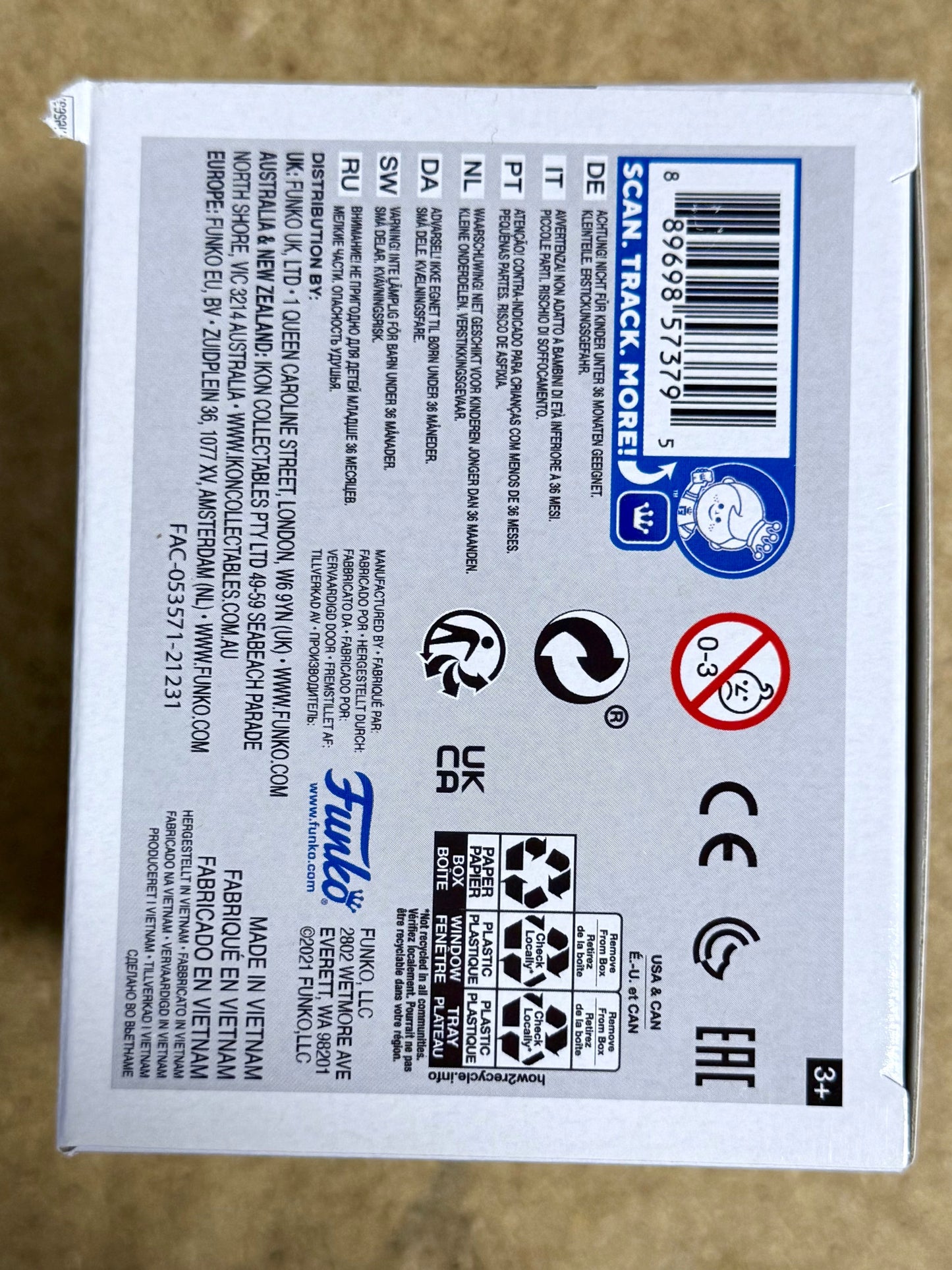 Funko Pop! Marvel Zombie Iron Man #944 Marvel Studios Disney + What If? 2021