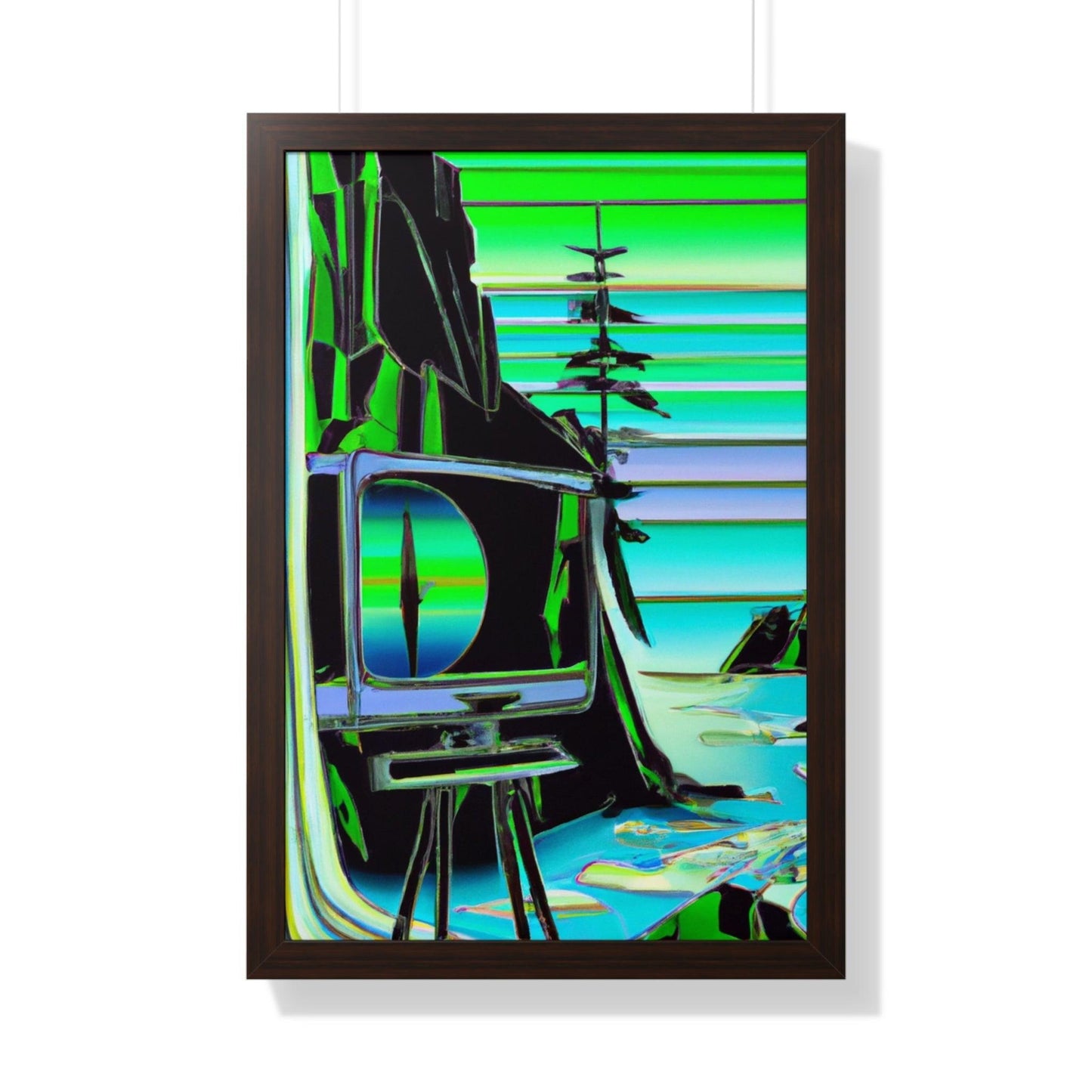 TVtv Framed Vertical Poster - Lizard Vigilante