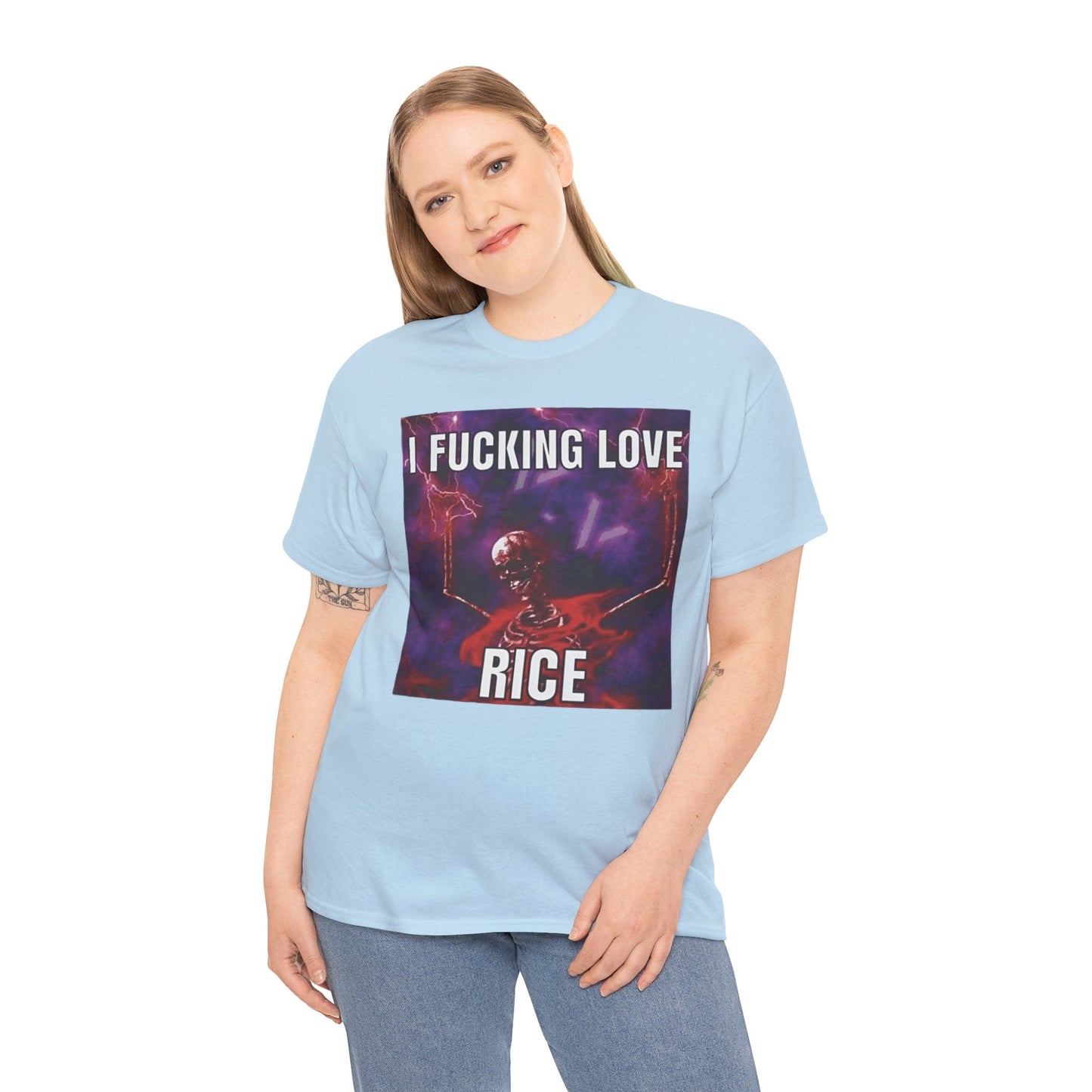 I Fucking Love Rice Meme Shirt – Funny Food Humor T-Shirt