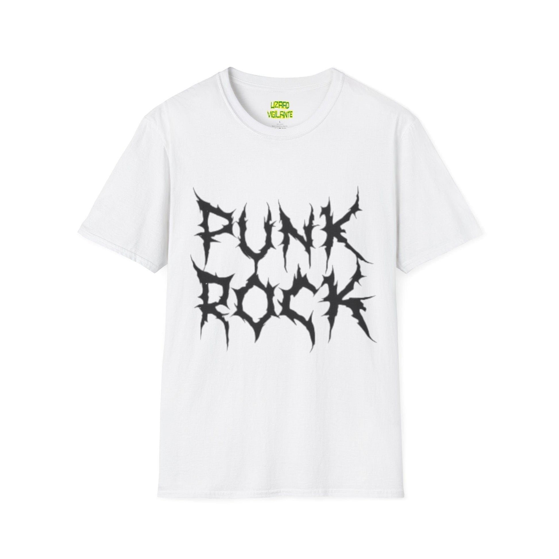 PUNK ROCK Unisex Softstyle T-Shirt - Lizard Vigilante