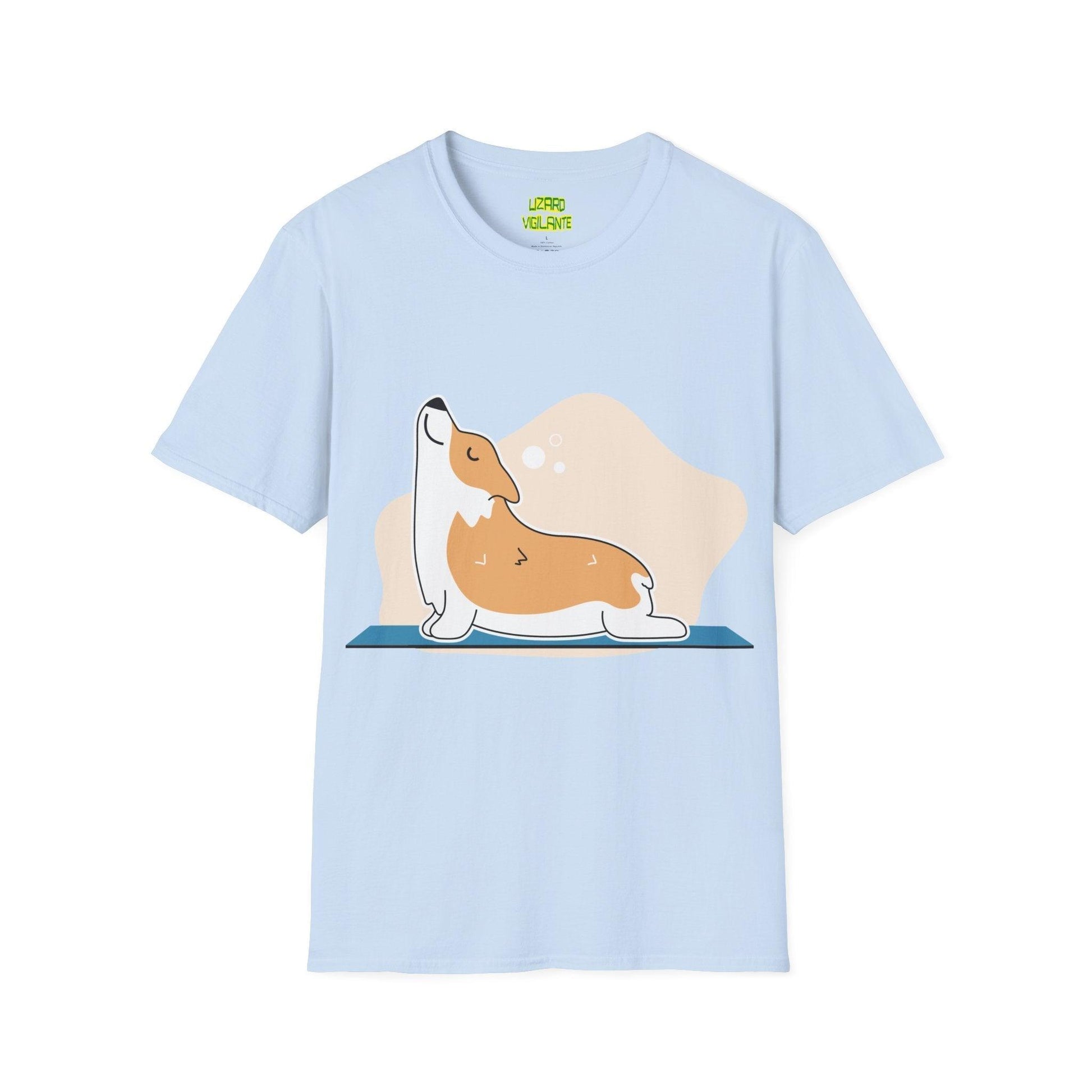 Yoga Dog Pose Unisex Softstyle T-Shirt - Lizard Vigilante