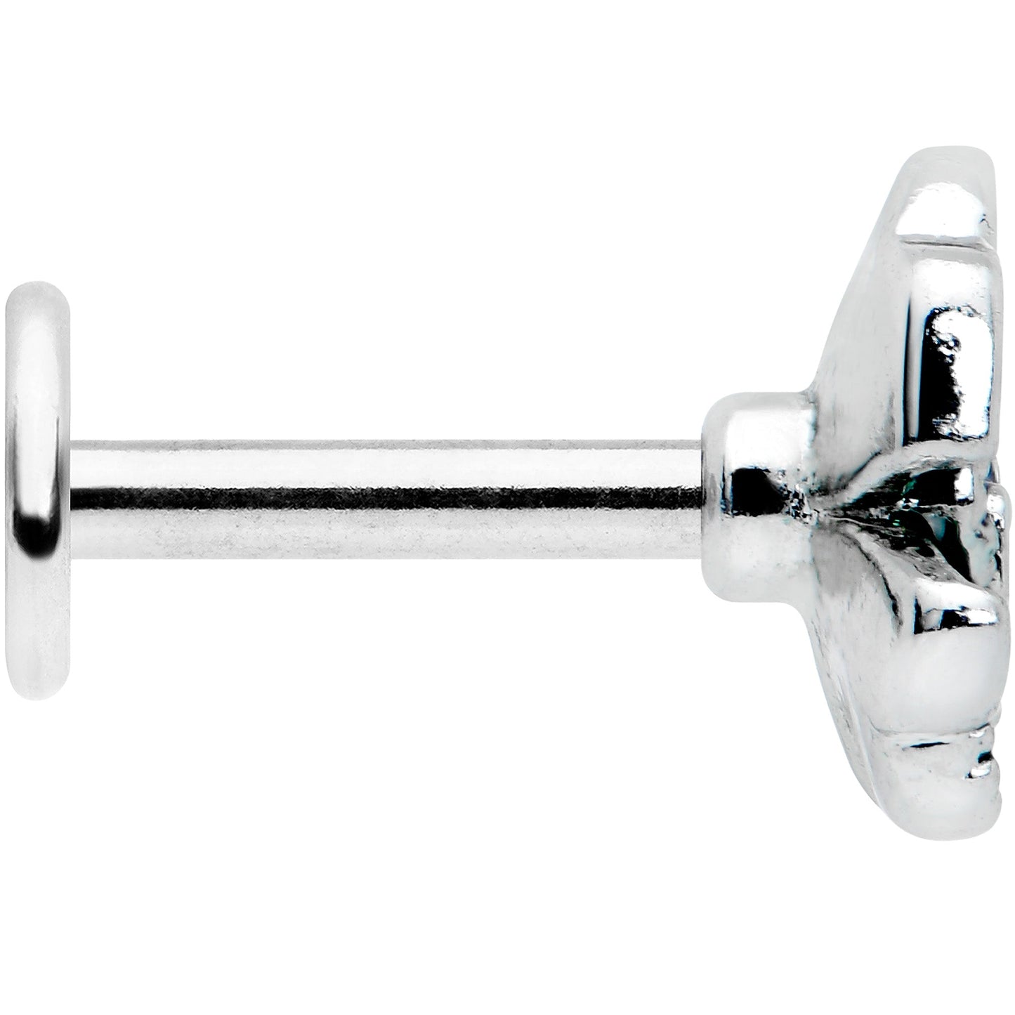 16G 1/4 Spring Flower Green Blue Labret Monroe Tragus