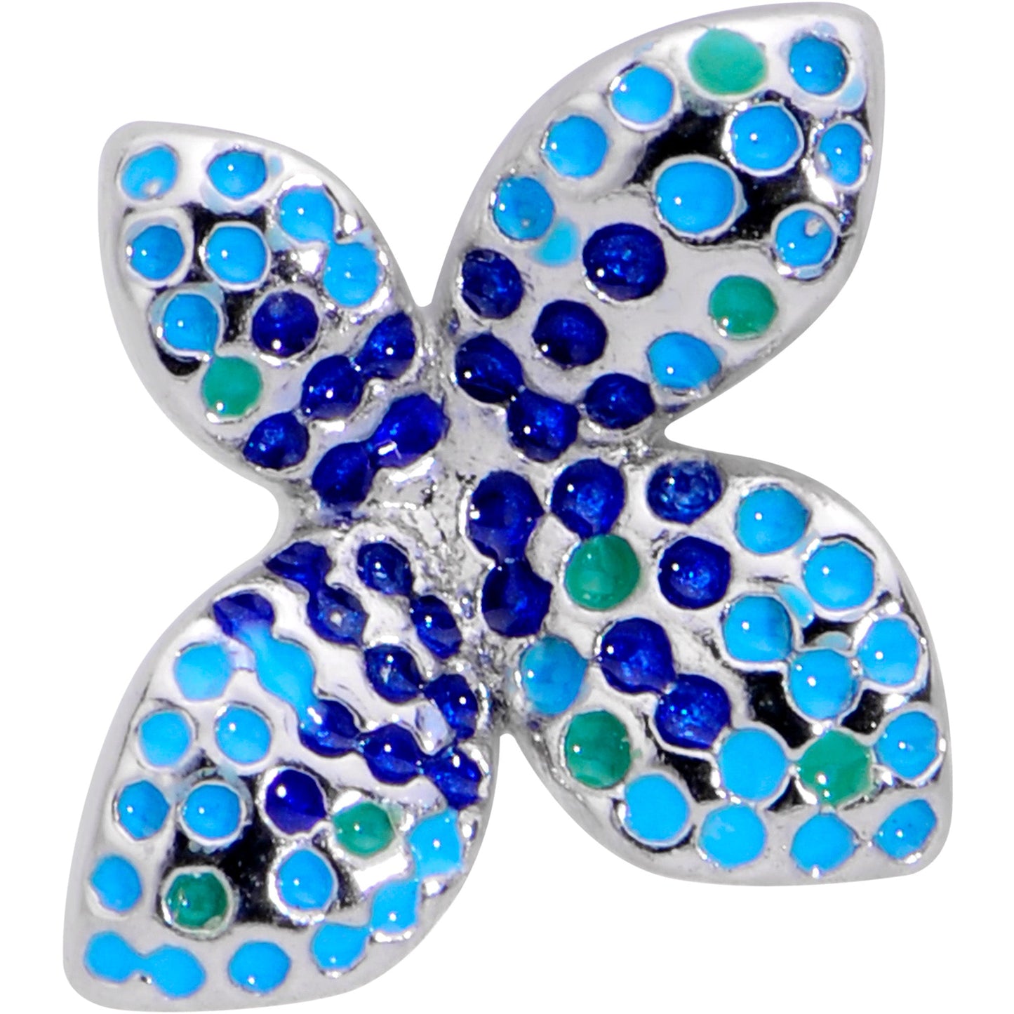 16G 1/4 Glamour Butterfly Labret Tragus