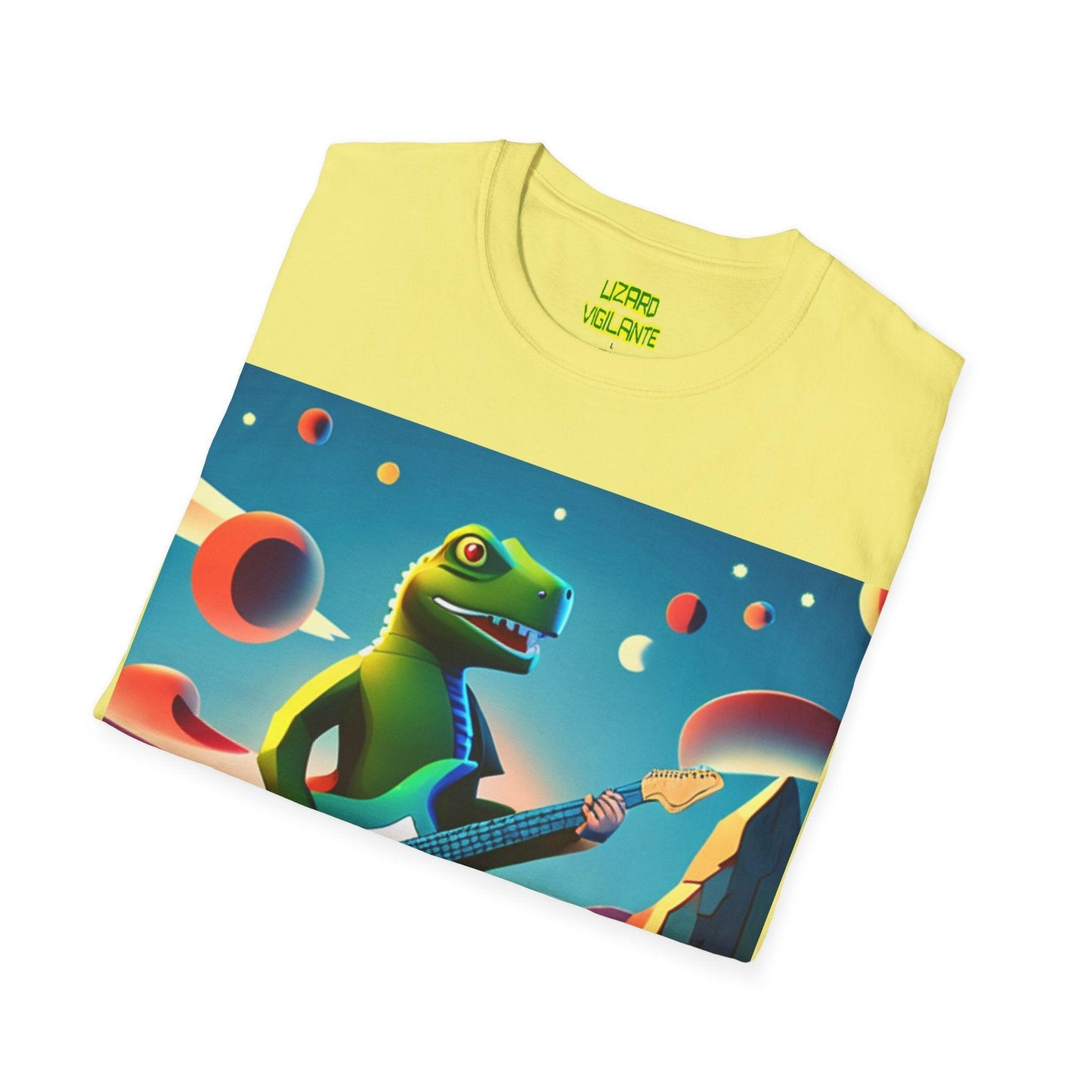 Lizard Vigilante Strats Unisex Softstyle T-Shirt - Lizard Vigilante