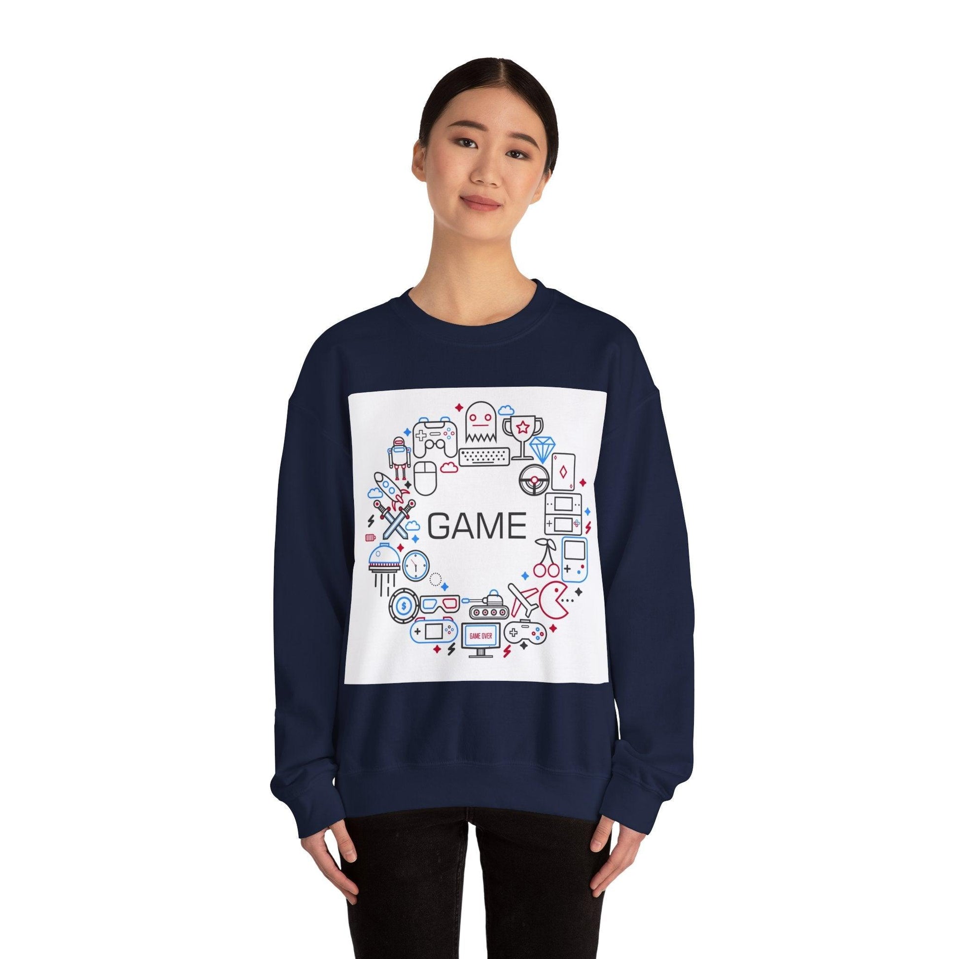 Video Game Unisex Heavy Blend™ Crewneck Sweatshirt - Lizard Vigilante