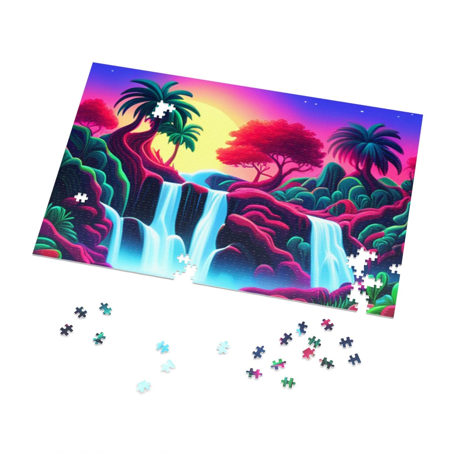 Tropic Falls Jigsaw Puzzle (30, 110, 252, 500,1000-Piece) - Lizard Vigilante