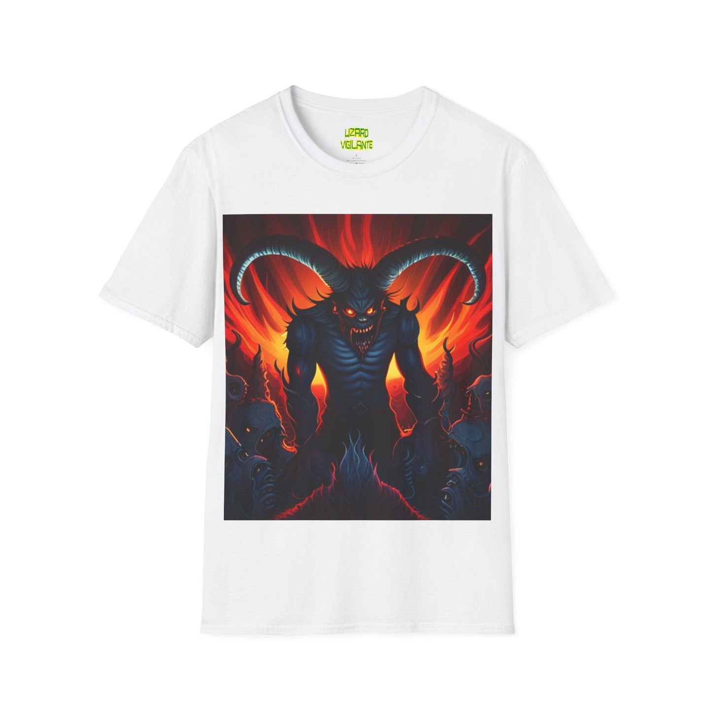 Horny Devil Unisex Softstyle T-Shirt - Lizard Vigilante