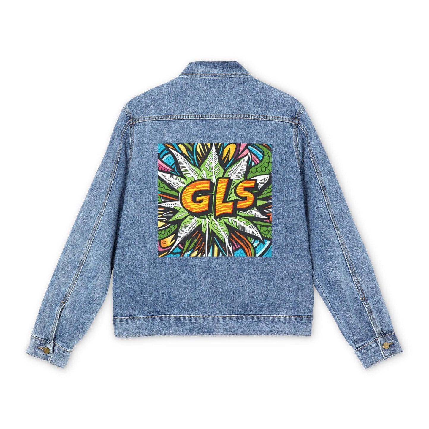 GreenLeaf Silo "GLS" Men's Denim Jean Jacket - Lizard Vigilante