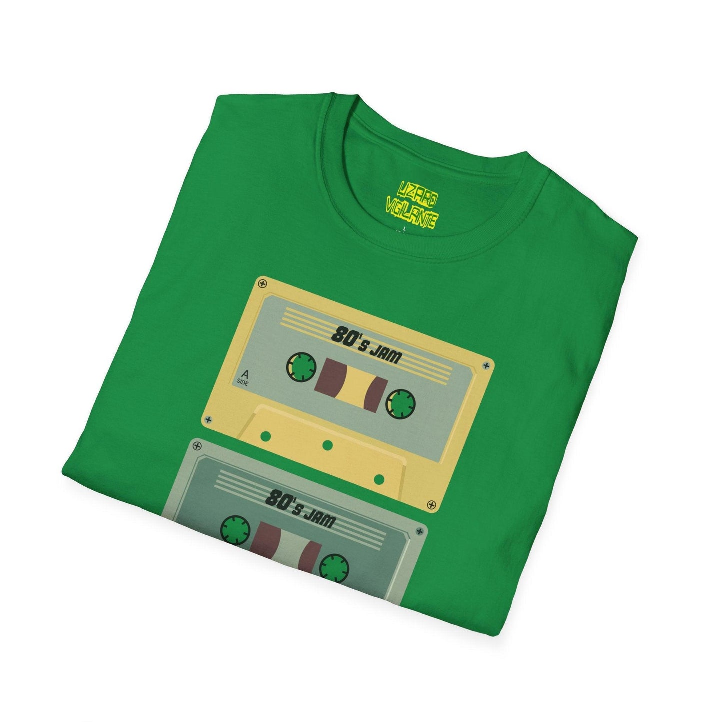 80s Jam MixTape Cassettes Unisex Softstyle T-Shirt - Lizard Vigilante