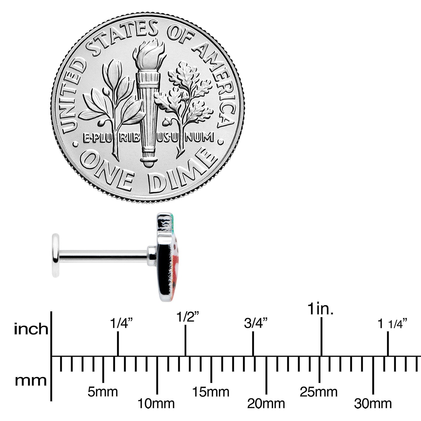 16G 5/16 Sweet Pumpkin Frappe Autumn Labret Monroe Tragus