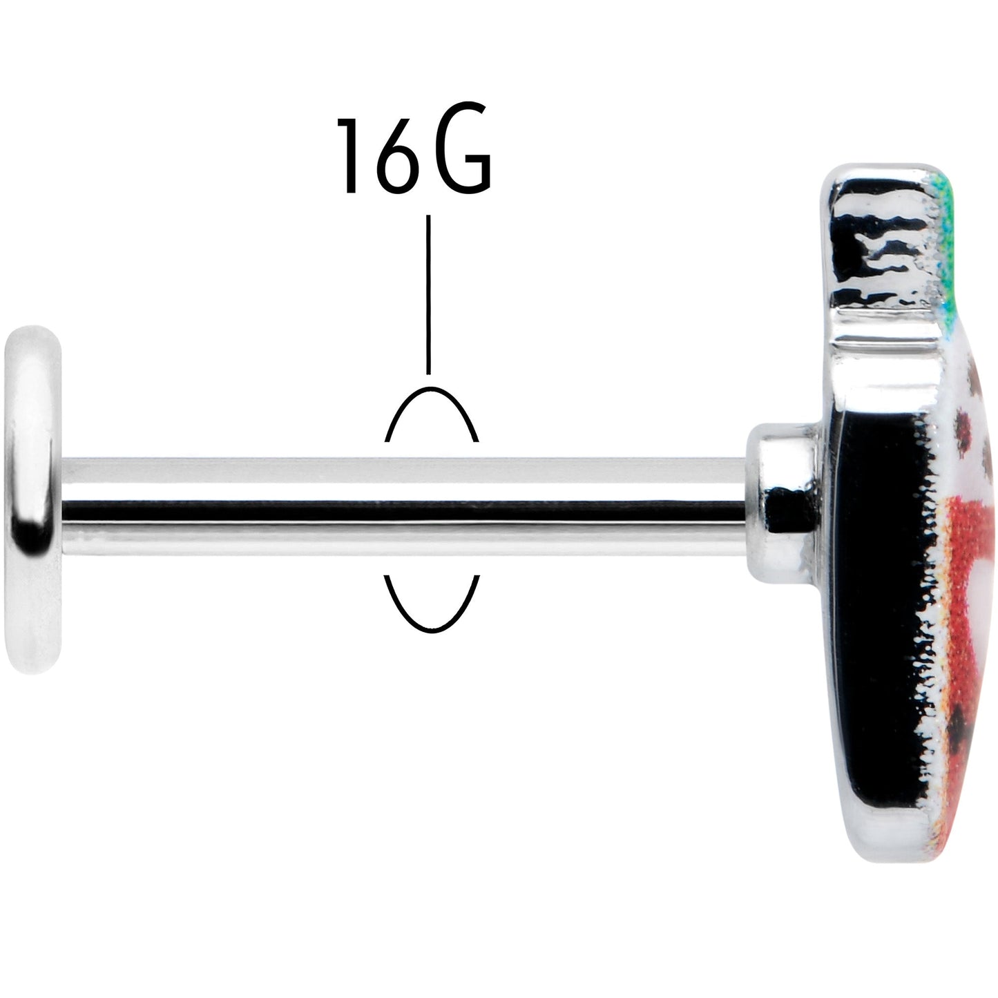 16G 5/16 Sweet Pumpkin Frappe Autumn Labret Monroe Tragus