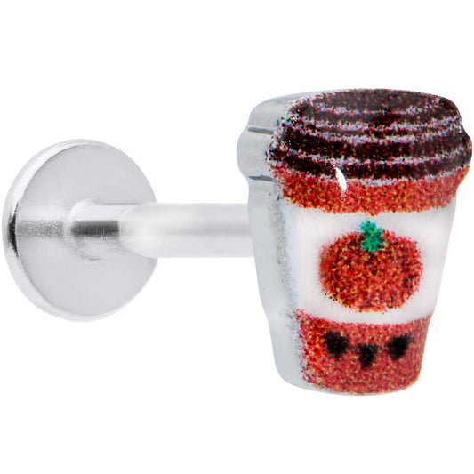 16G 5/16 Sweet Pumpkin Latte Autumn Labret Monroe Tragus