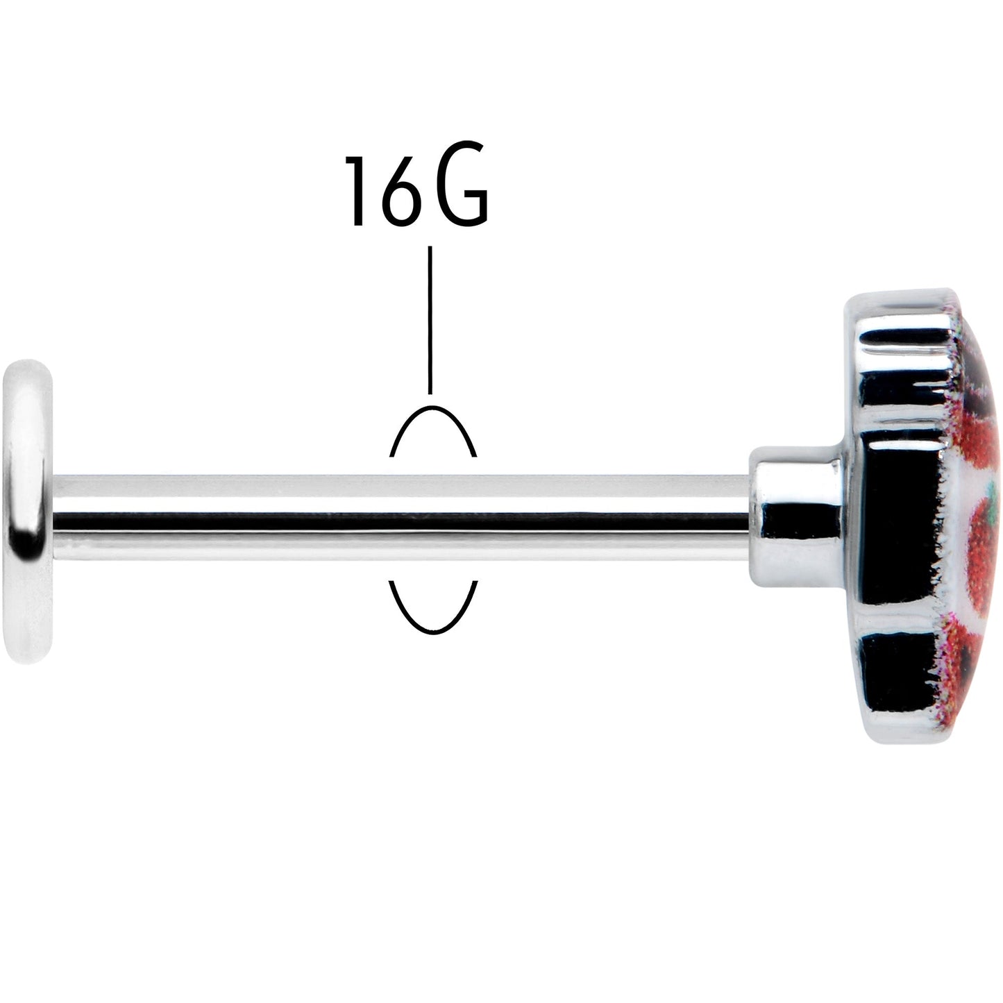 16G 5/16 Sweet Pumpkin Latte Autumn Labret Monroe Tragus