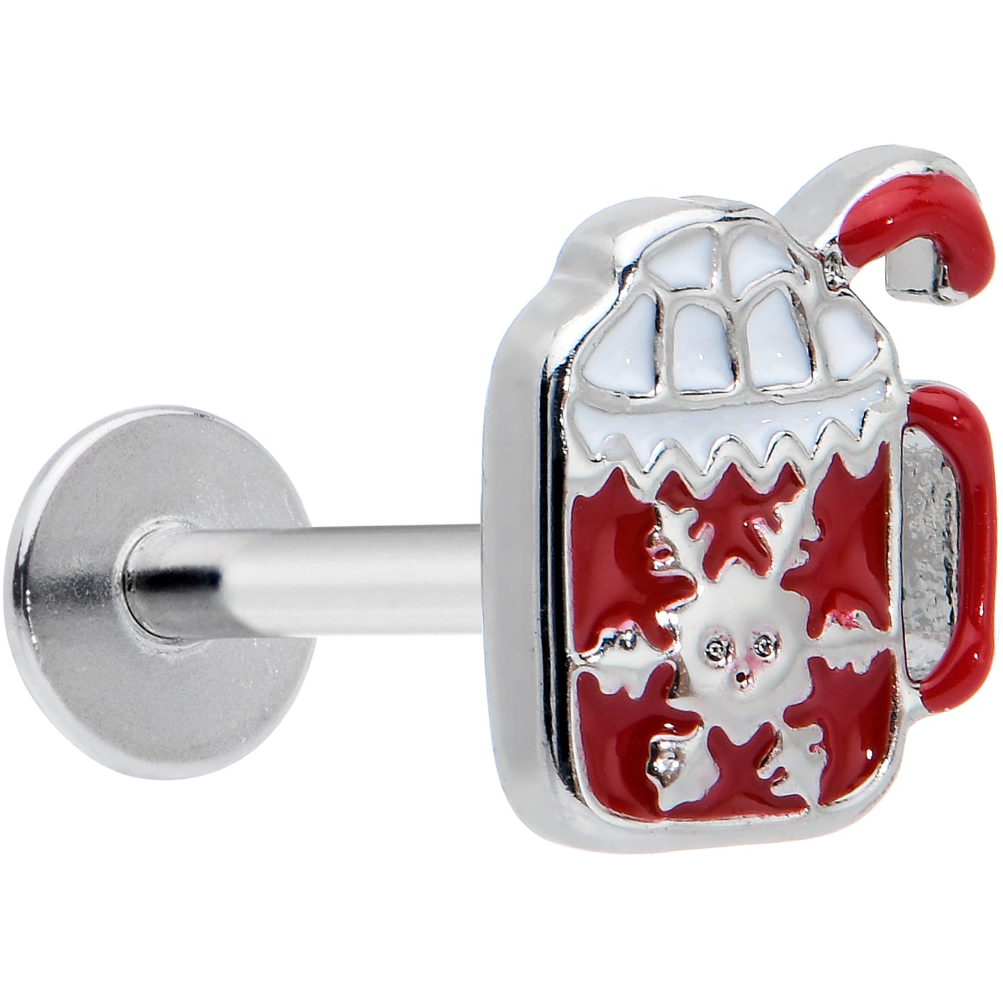 16G 5/16 Sweet Hot Cocoa Marshmallow Labret Monroe Tragus