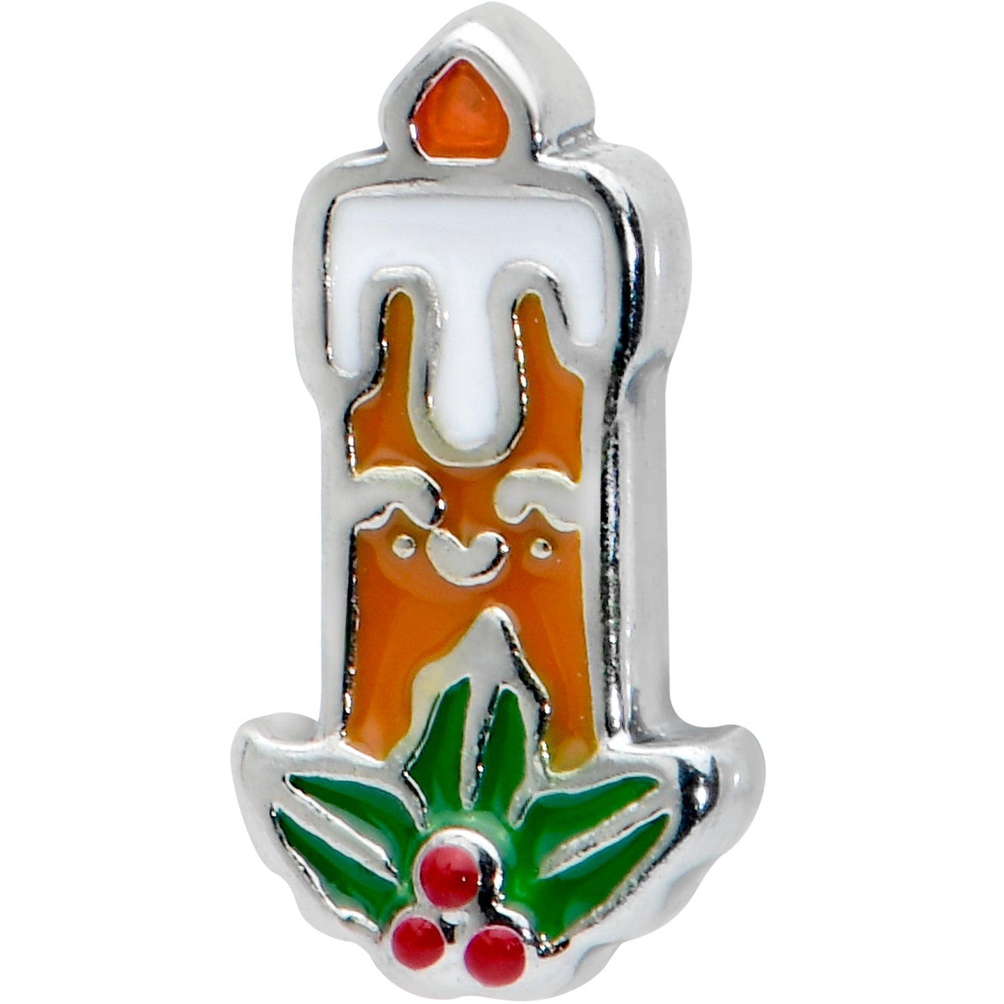 16G 5/16 Sweet Holiday Christmas Candle Labret Monroe Tragus