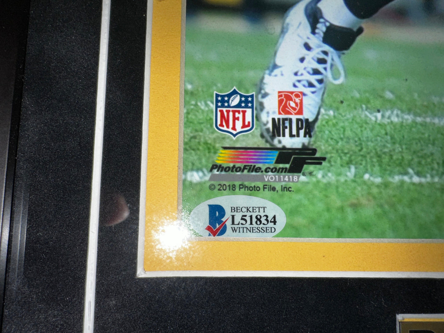 Ben Roethlisberger QB Signed & Framed NFL Pittsburgh Steelers 11x14 With BAS COA