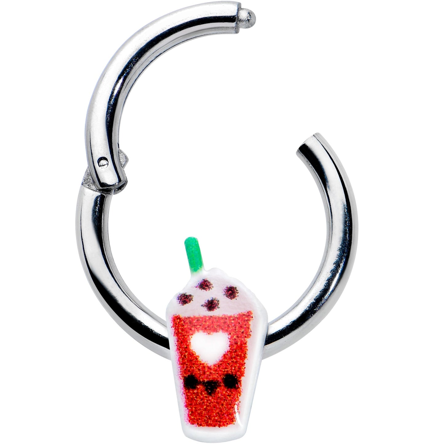 16G 5/16 Sweet Pumpkin Frappe Autumn Hinged Segment Ring