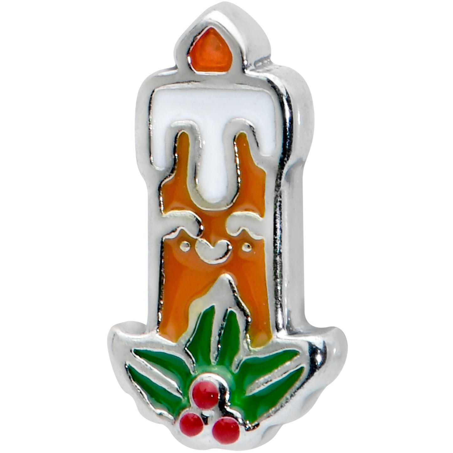 16G 1/4 Sweet Holiday Christmas Candle Cartilage Tragus Earring