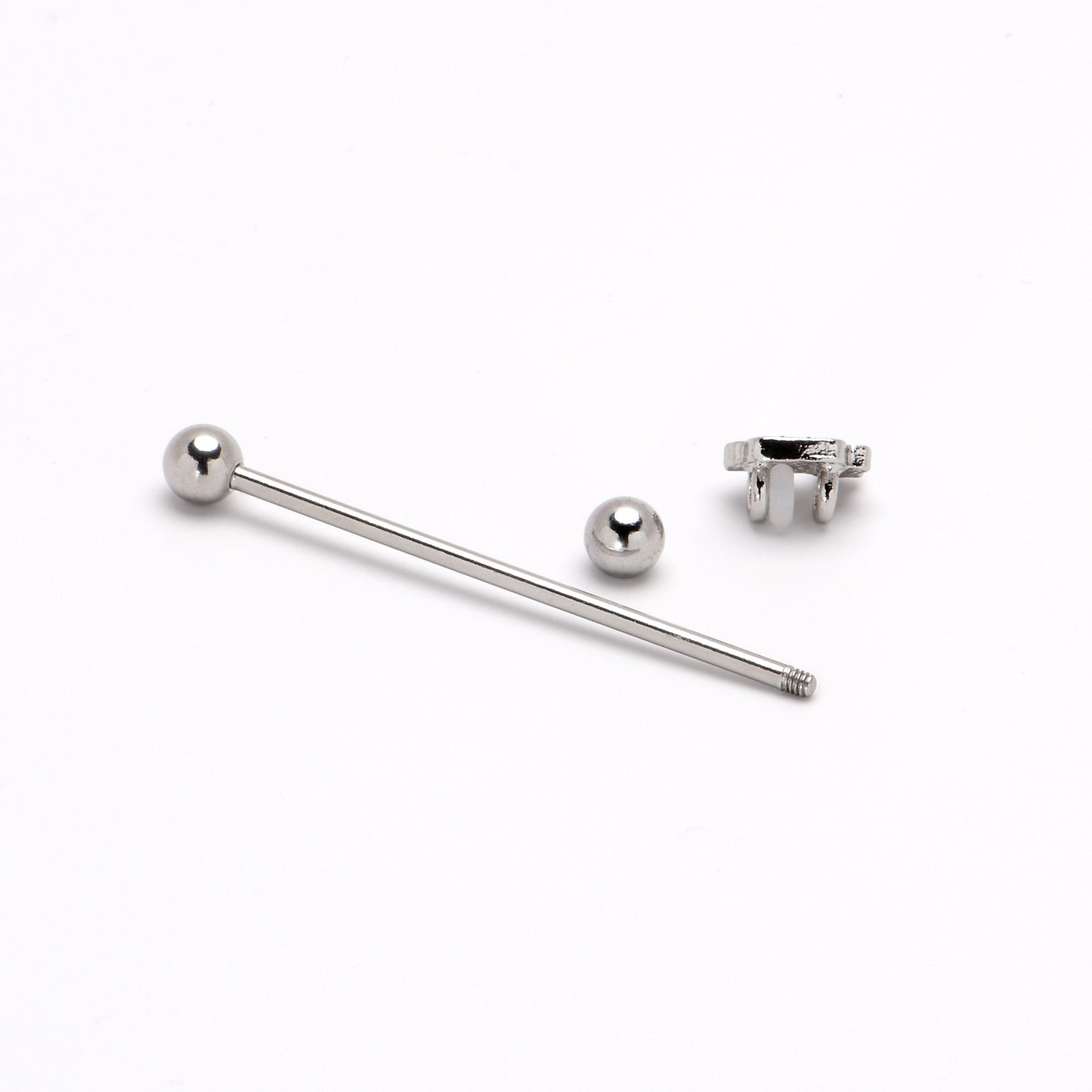 14G Sweet Happy Cupcake Industrial Barbell 38mm