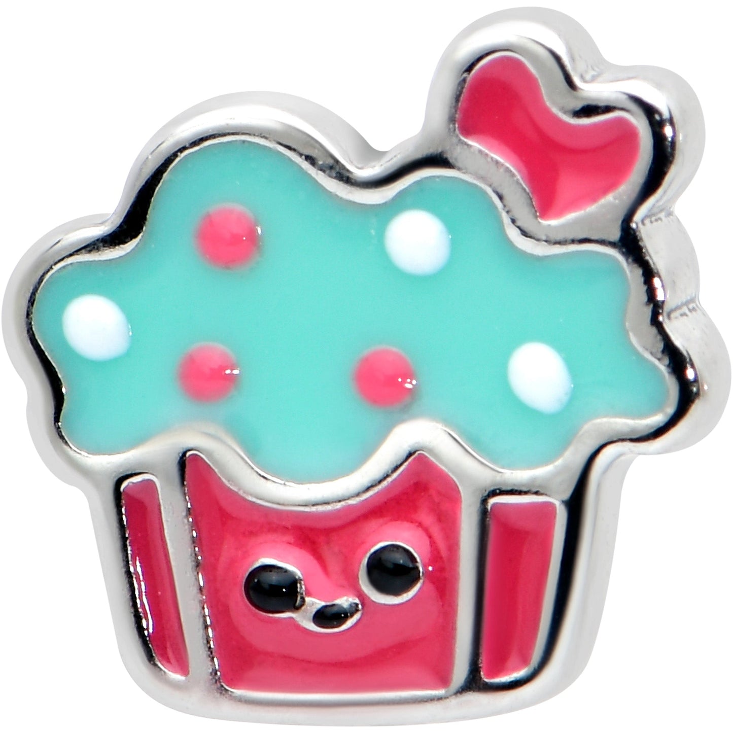 16G 1/4 Sweet Happy Cupcake Cartilage Tragus Earring