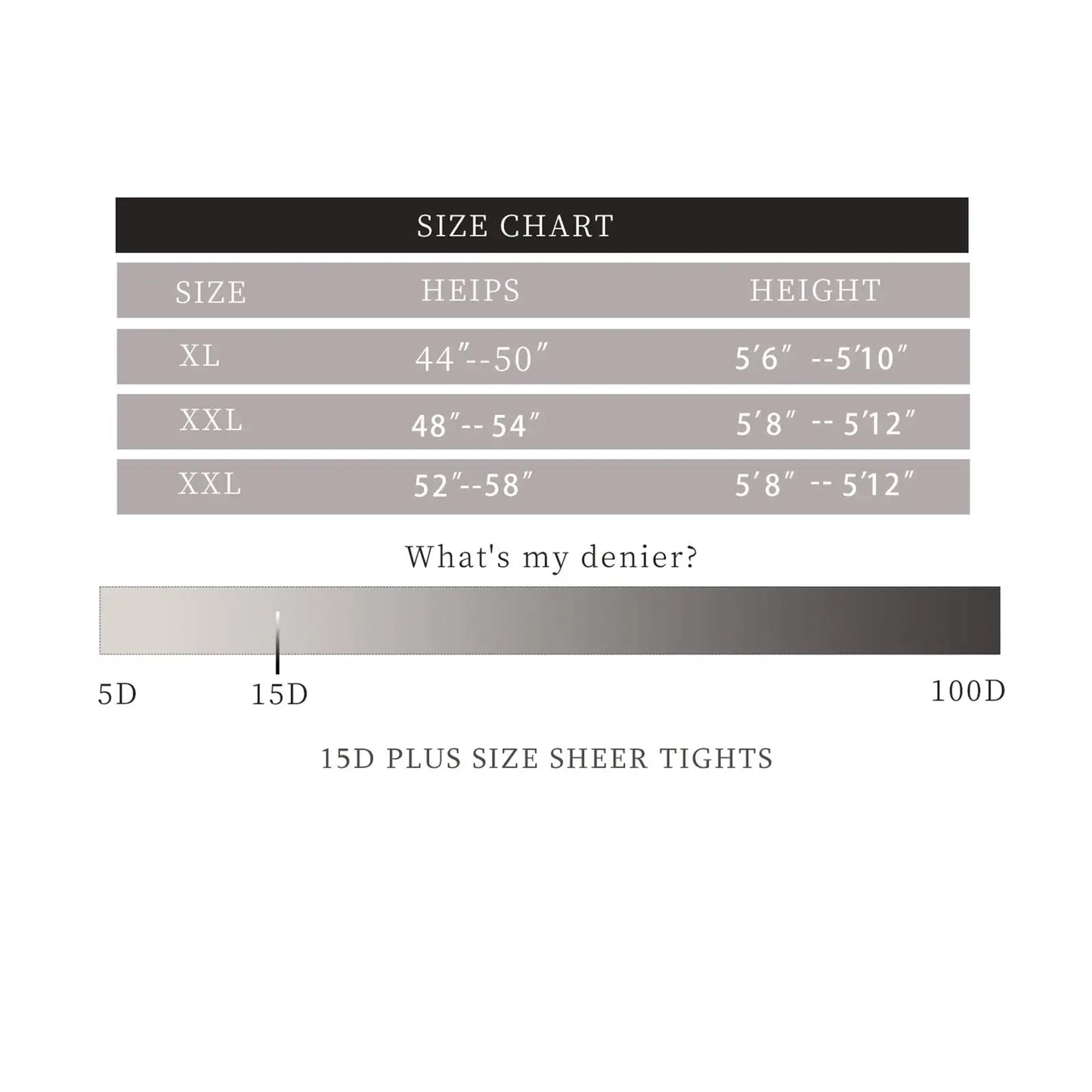 3 Pairs Plus Size Womens Sheer Tights 20D High Waist Control Top Pantyhose With Reinforced Toes