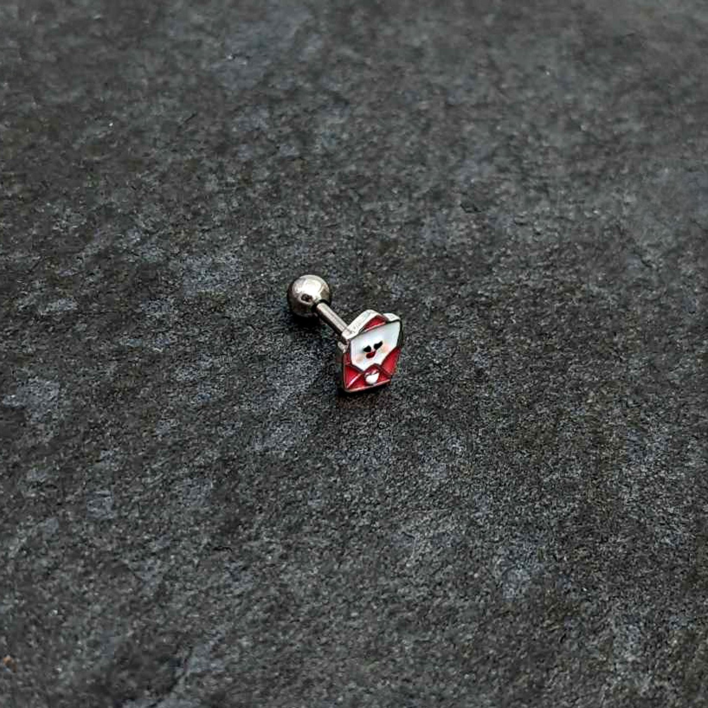 16G 1/4 Sweet Love Letter Valentine Cartilage Tragus Earring