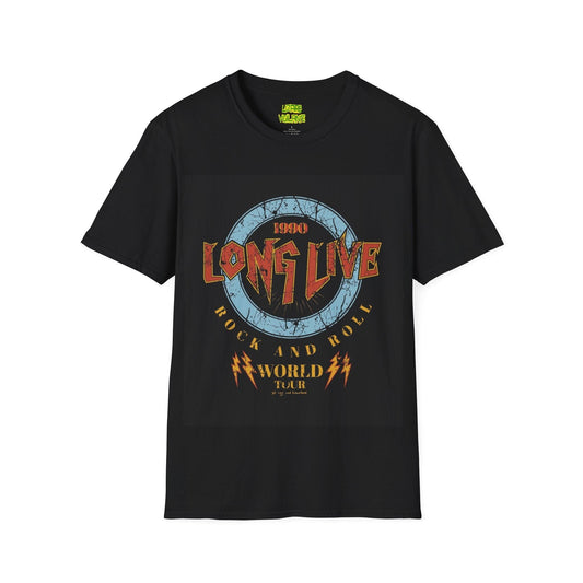 Long Live Rock And Roll Unisex Softstyle T-Shirt - Lizard Vigilante