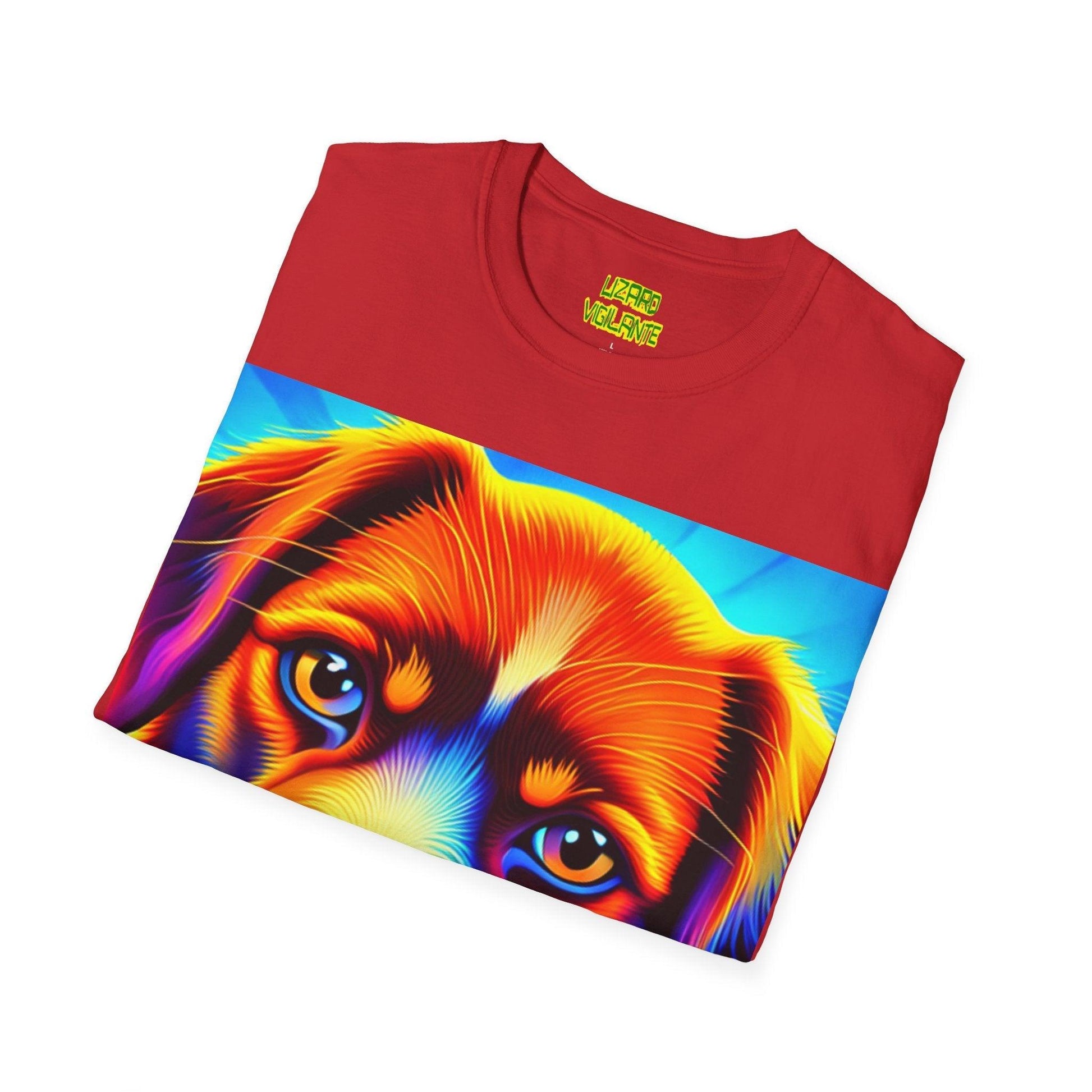 Prism Dog Unisex Softstyle T-Shirt - Lizard Vigilante