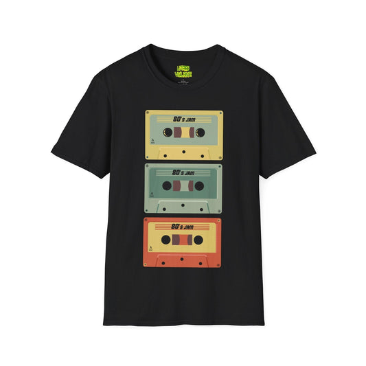 80s Jam MixTape Cassettes Unisex Softstyle T-Shirt - Lizard Vigilante