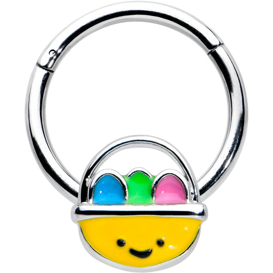 16G 3/8 Celebration Easter Easter Basket Hinged Segment Ring
