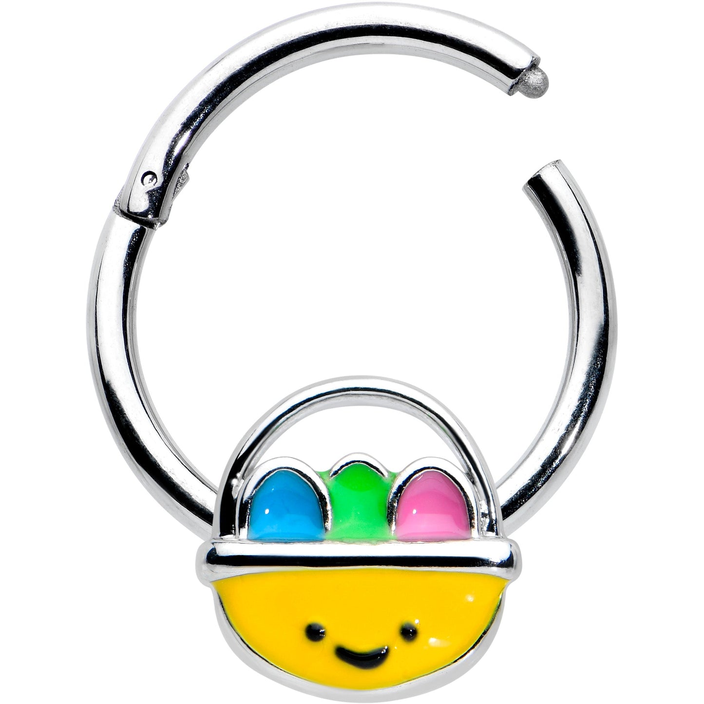 16G 3/8 Celebration Easter Easter Basket Hinged Segment Ring