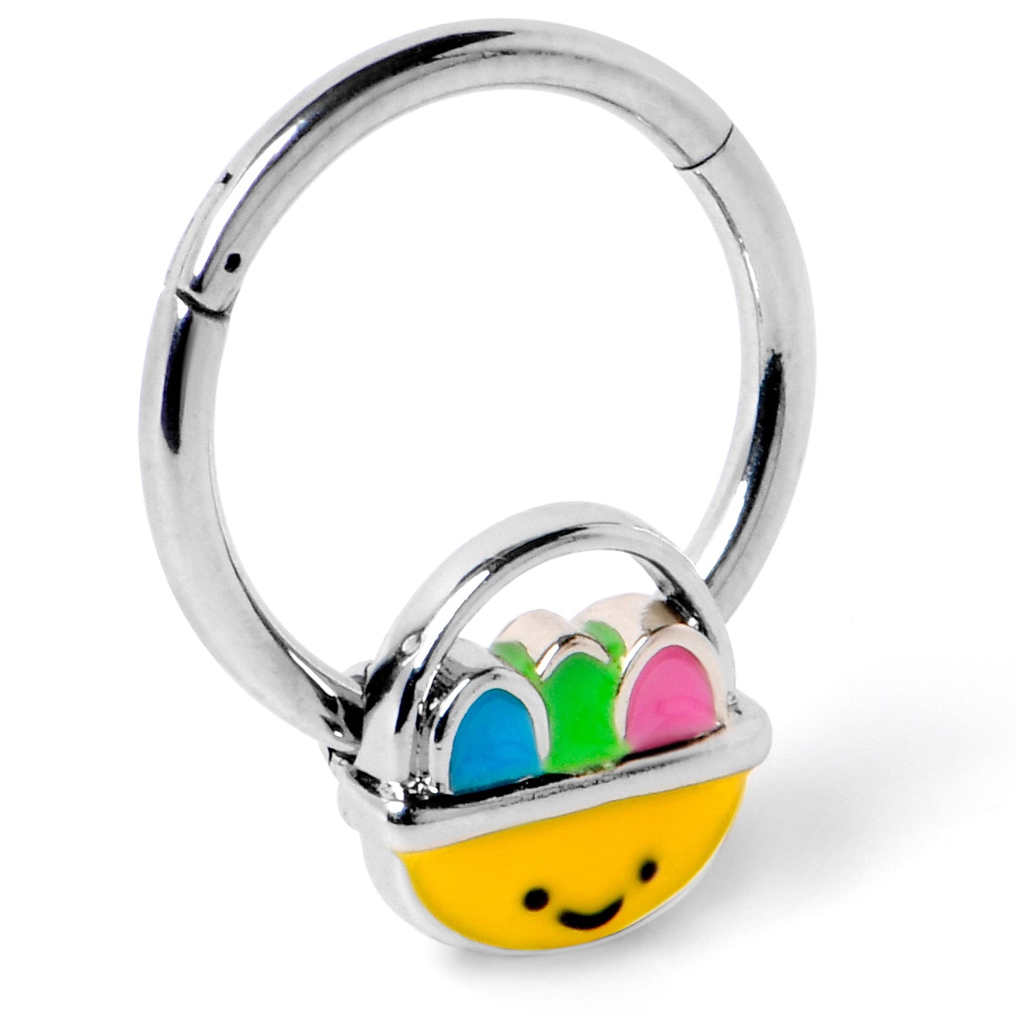 16G 3/8 Celebration Easter Easter Basket Hinged Segment Ring