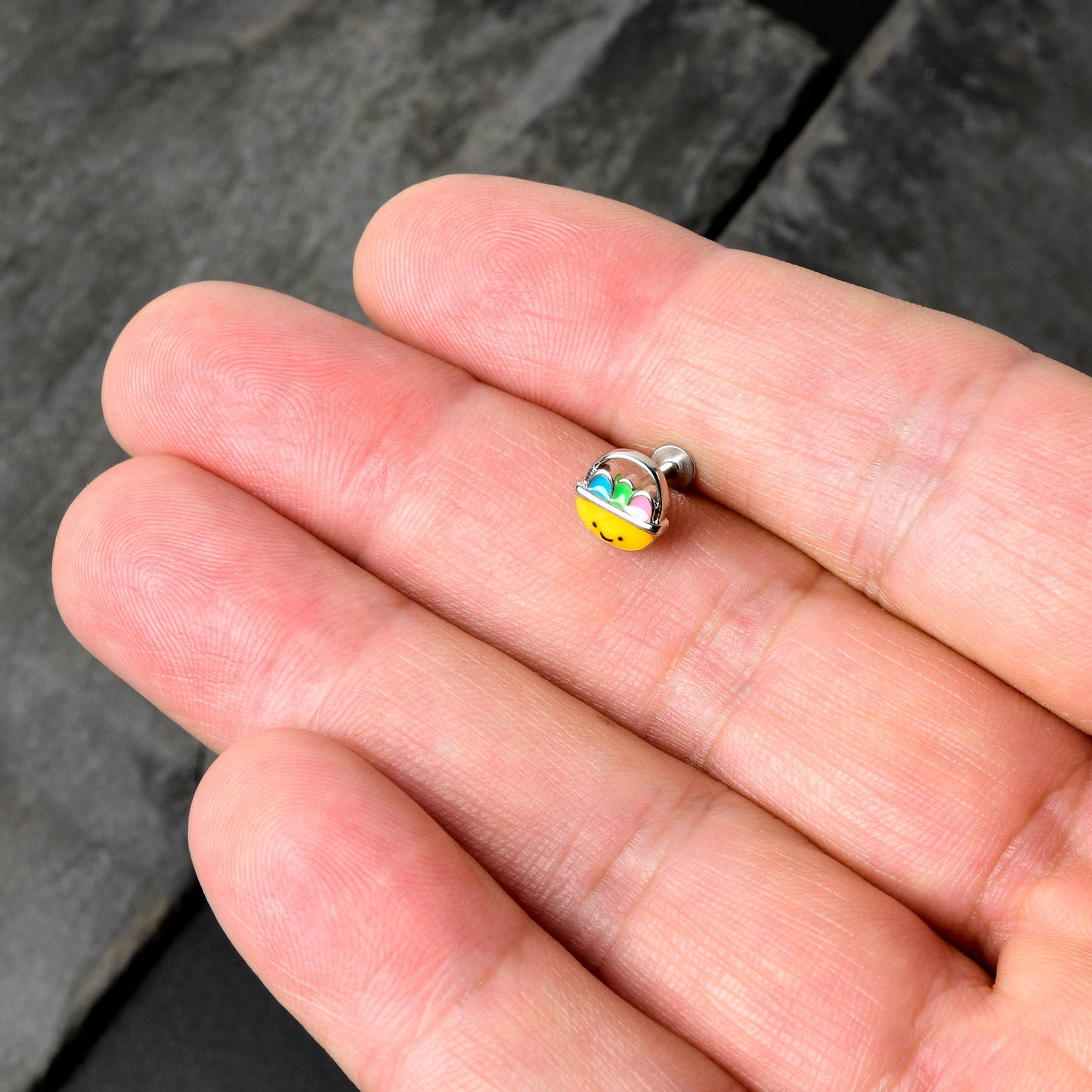 16G 5/16  Celebration Easter Basket Labret Monroe Tragus