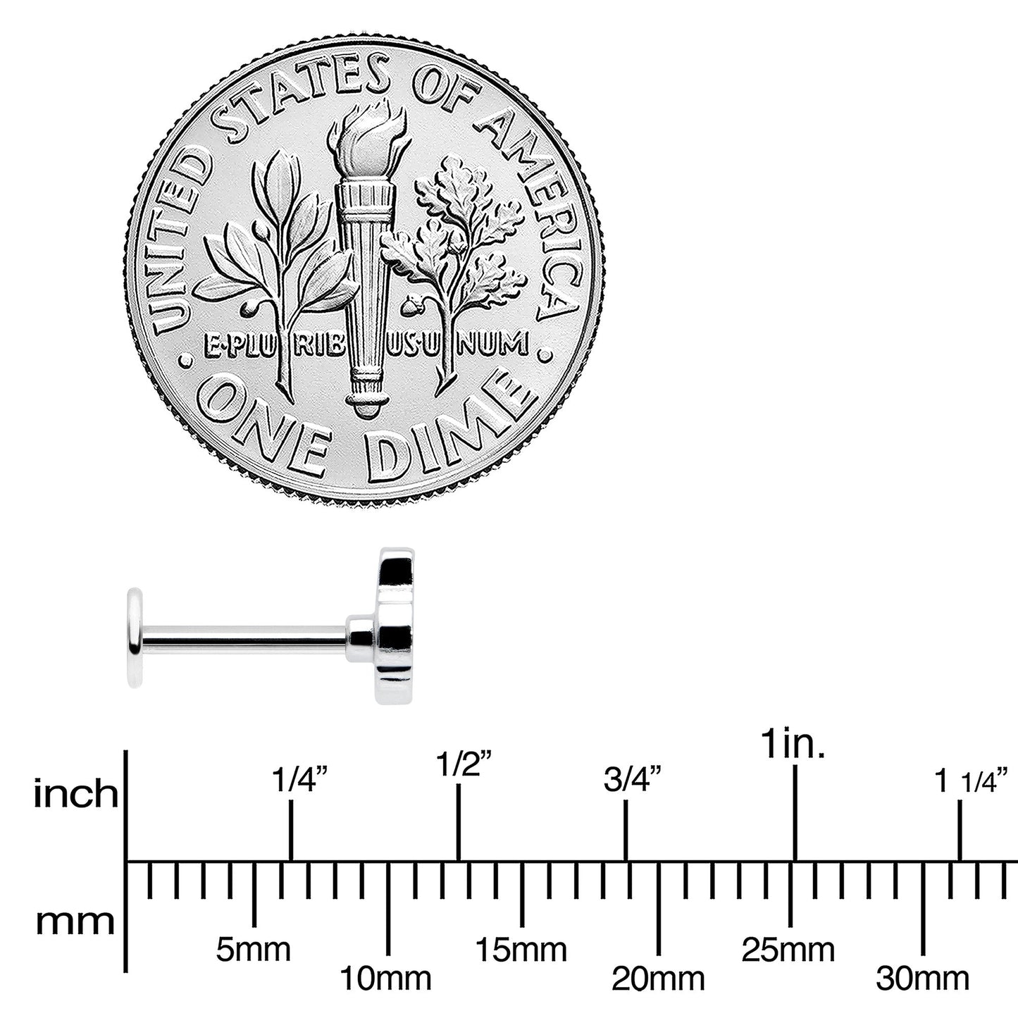 16G 5/16 Sweet Happy Leprechaun St Patricks Labret Monroe Tragus