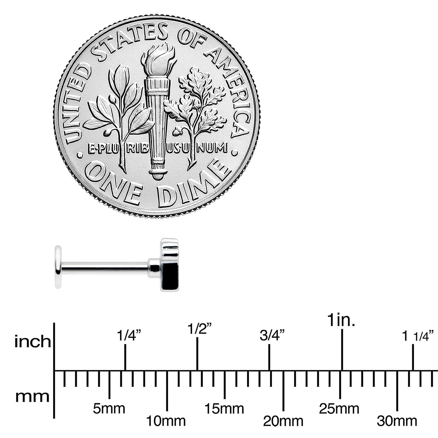 16G 5/16 Sweet Happy Green Beer St Patricks Labret Monroe Tragus