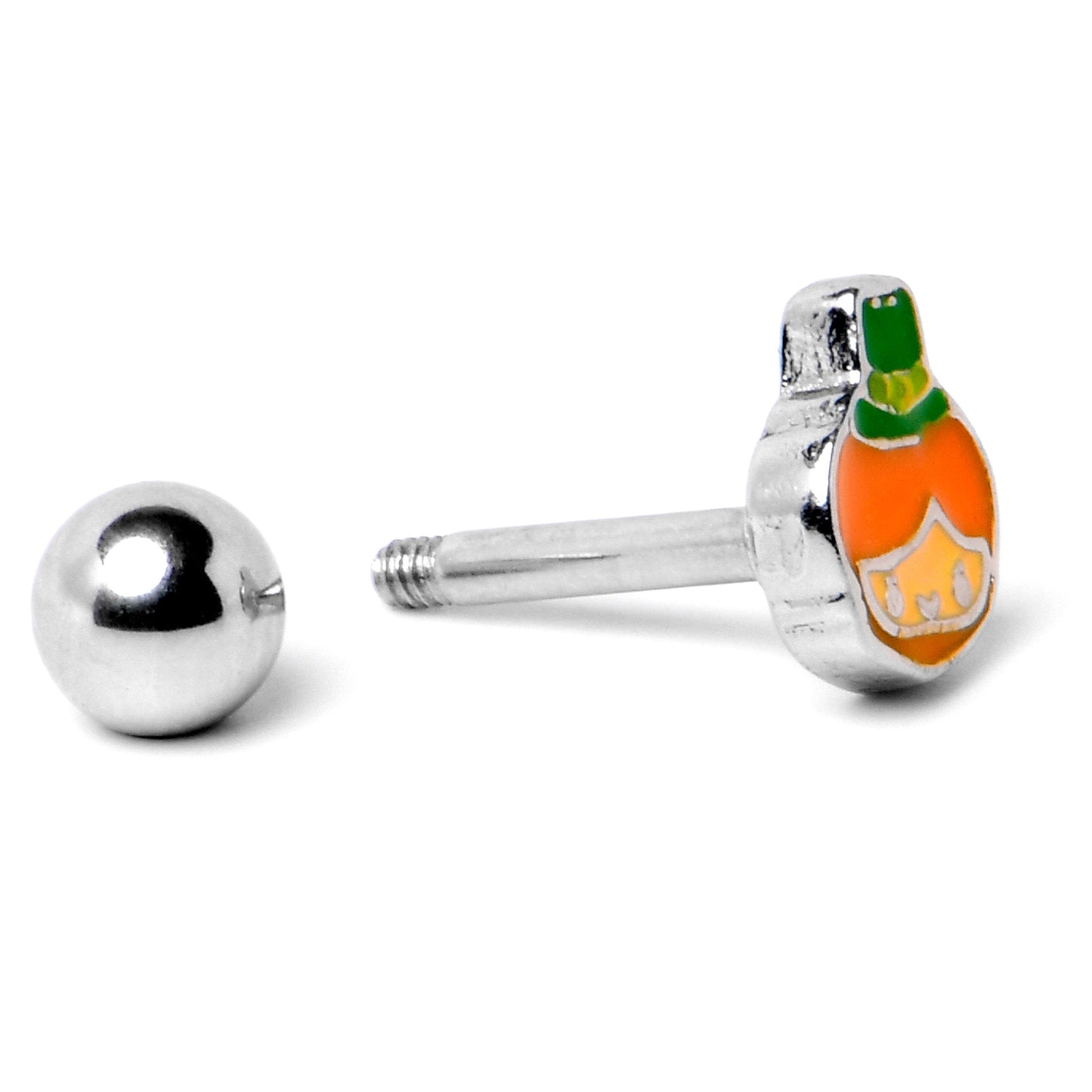 16G 1/4 Sweet Happy Leprechaun St Patricks Cartilage Tragus Earring